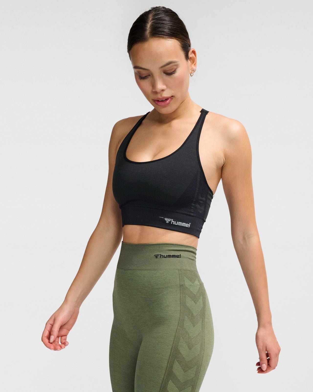 hmlCLEA SEAMLESS SPORTS TOP Svart
