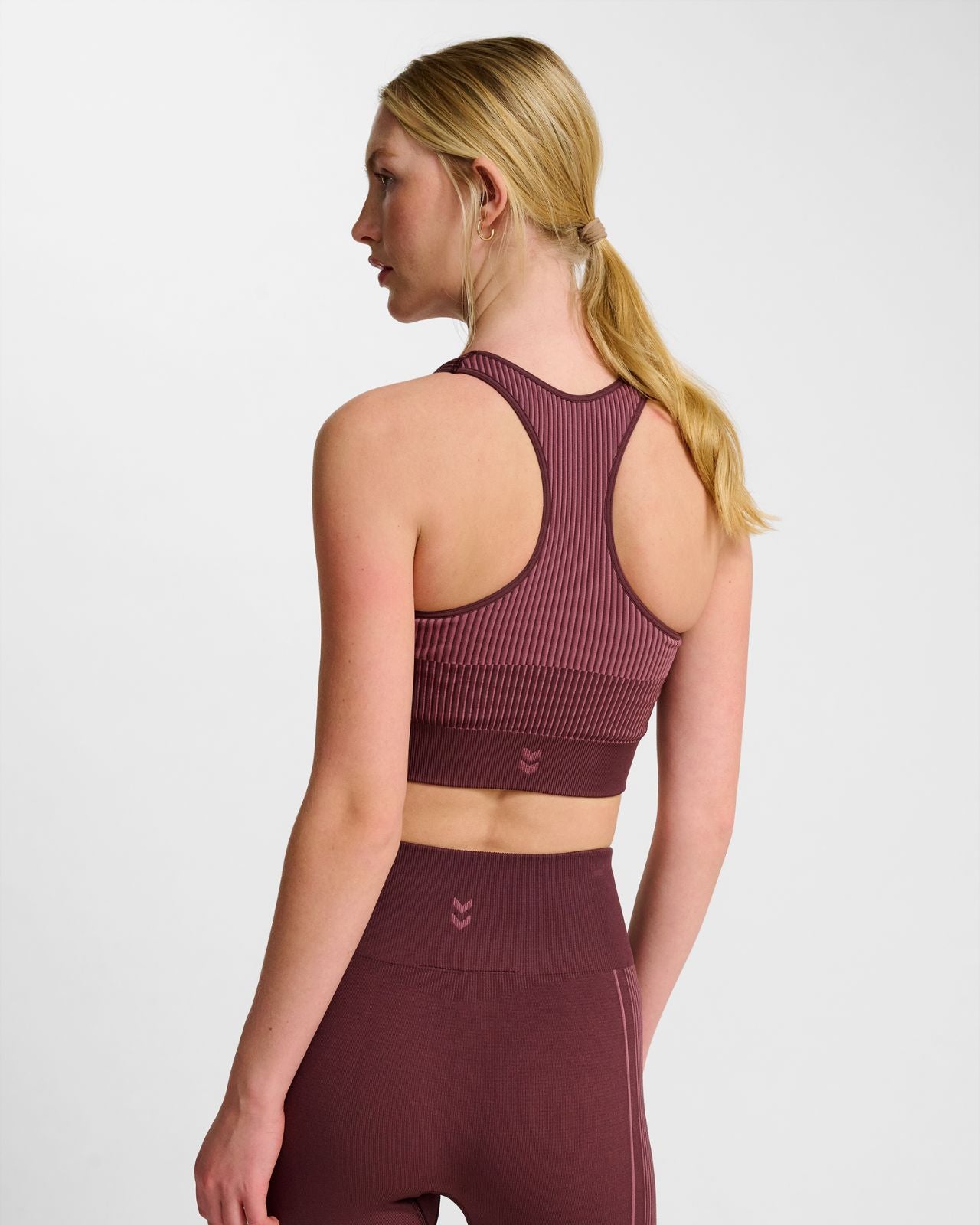 hmlYoga Seamless W Crop Top Rosa