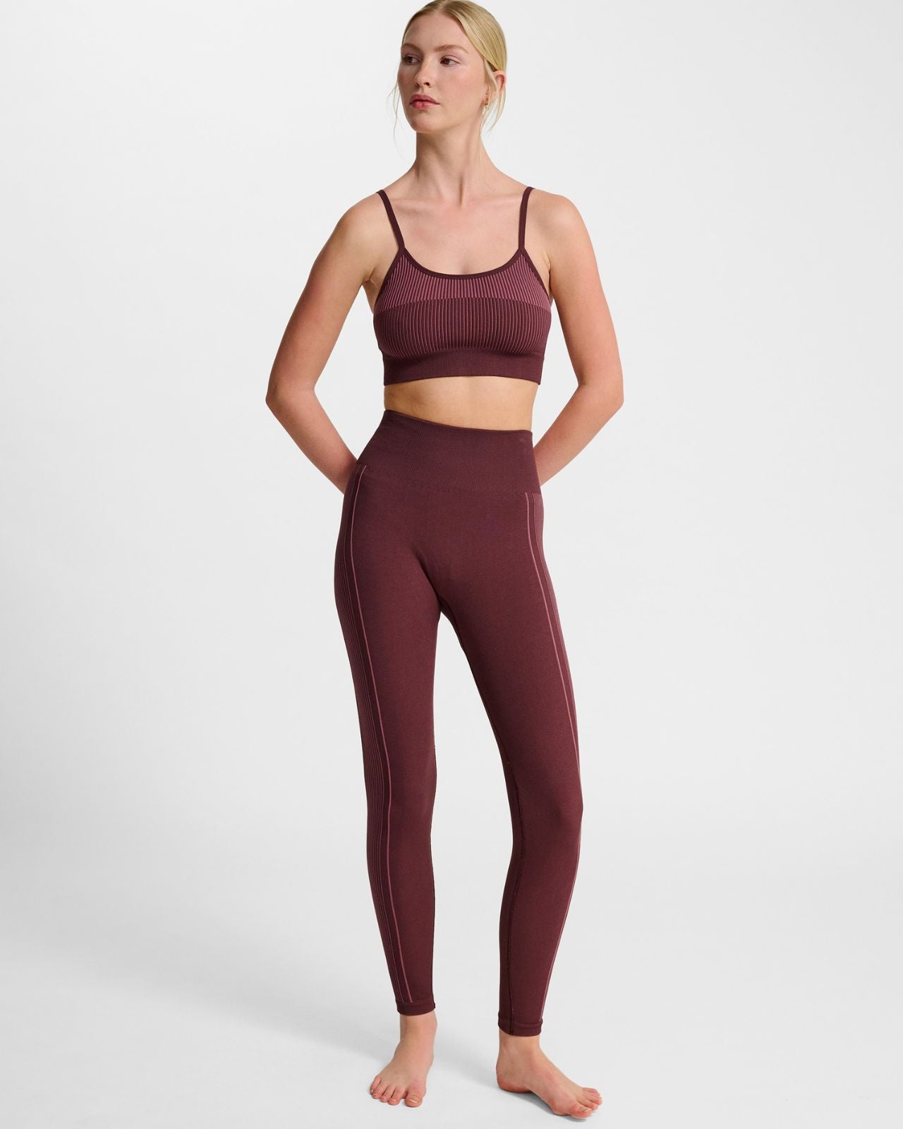 hmlYoga Seamless hw Tights Rosa
