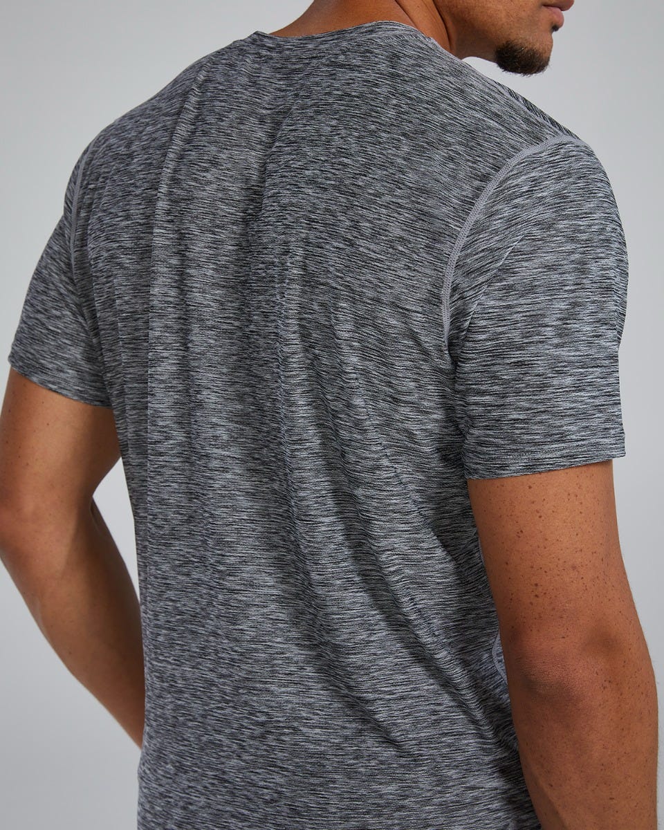 Tyr Men's Airtec T-shirt Melerad Grå