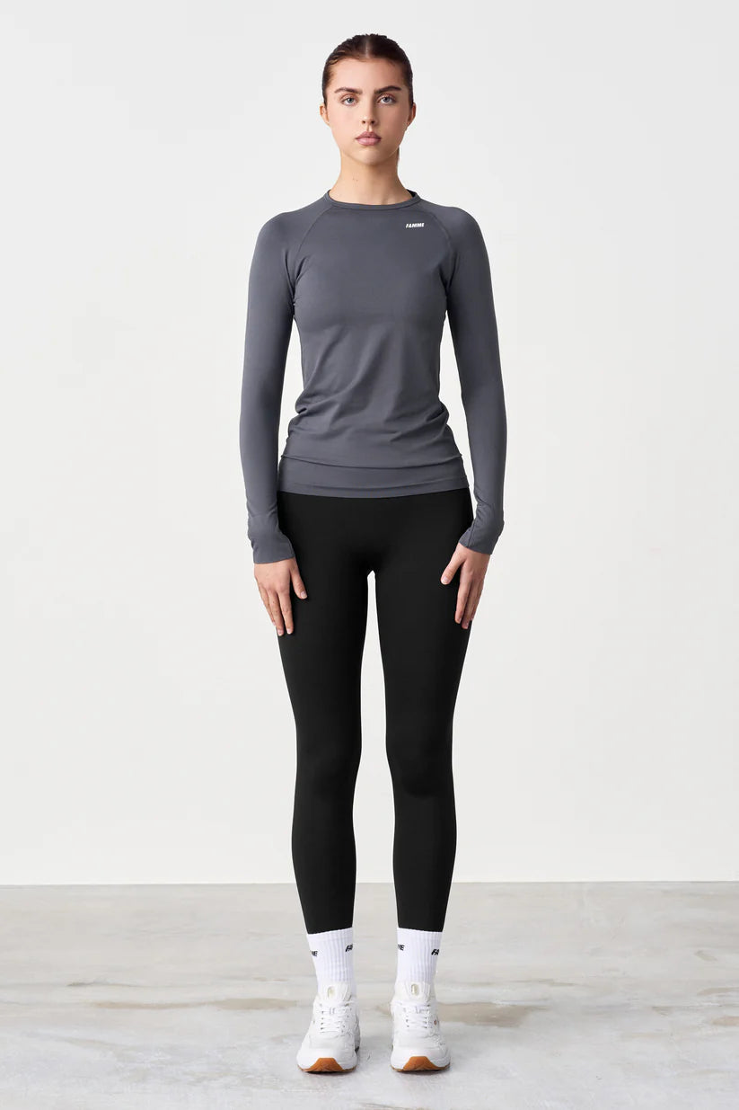 FAMME Ocean Long Sleeve Grå