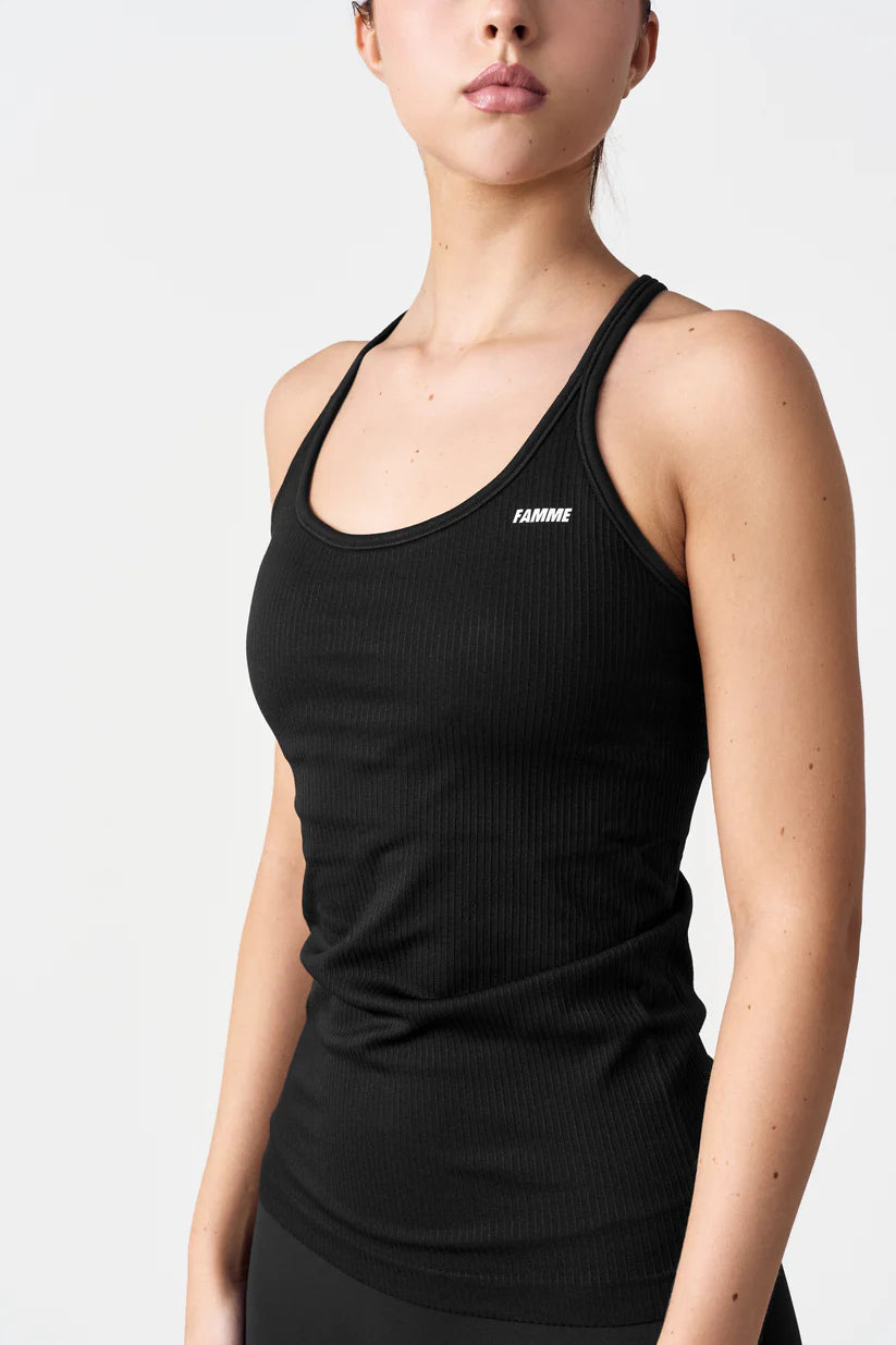 FAMME Perform Tank Top Svart