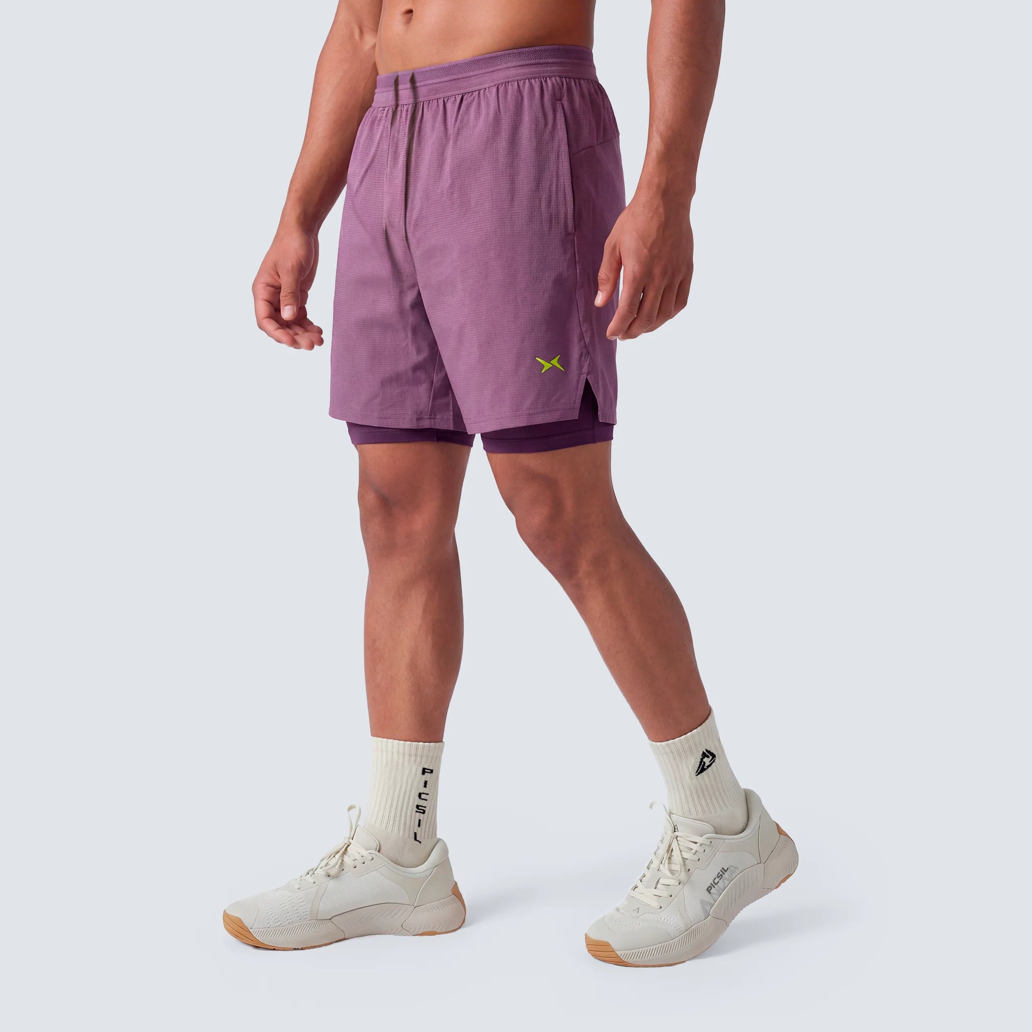 Picsil 2in1 Performance Pants SS26 Grape sidan