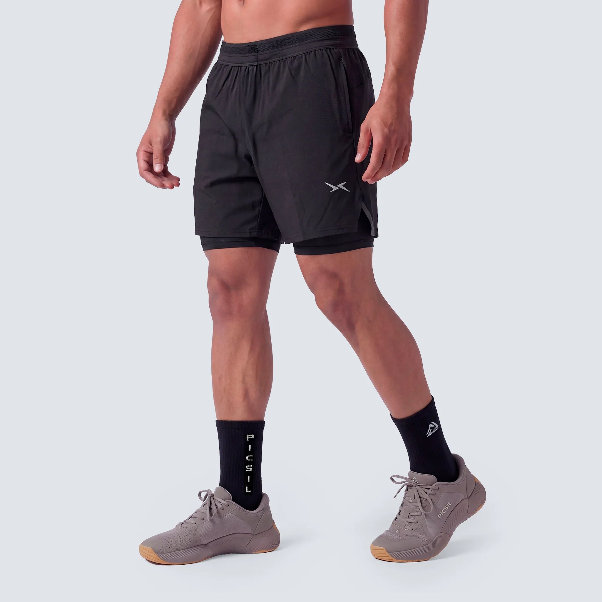 Picsil 2in1 Performance Pants SS26 Moonless med innertights