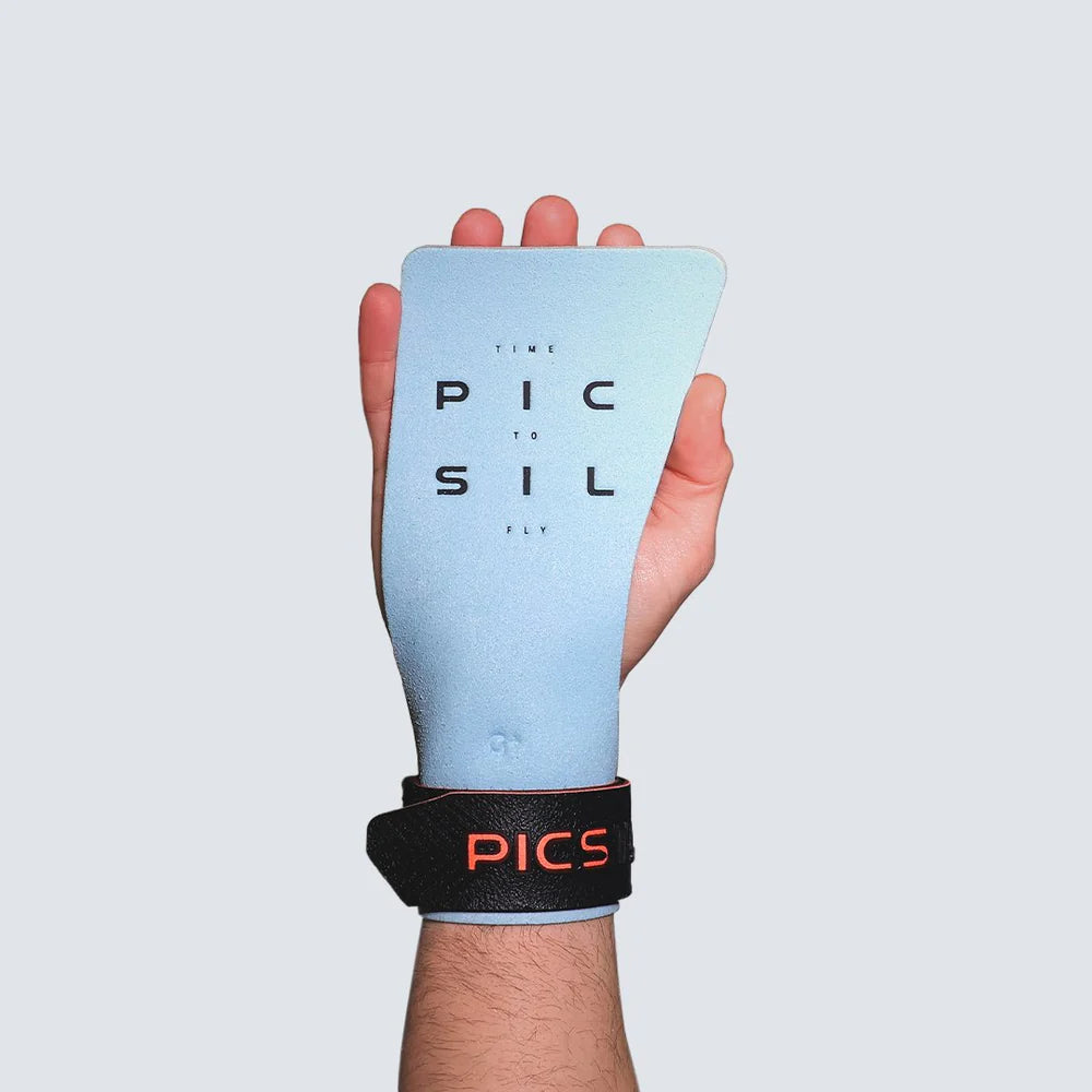 Picsil Condor Grips Coral – grips på hand under användning