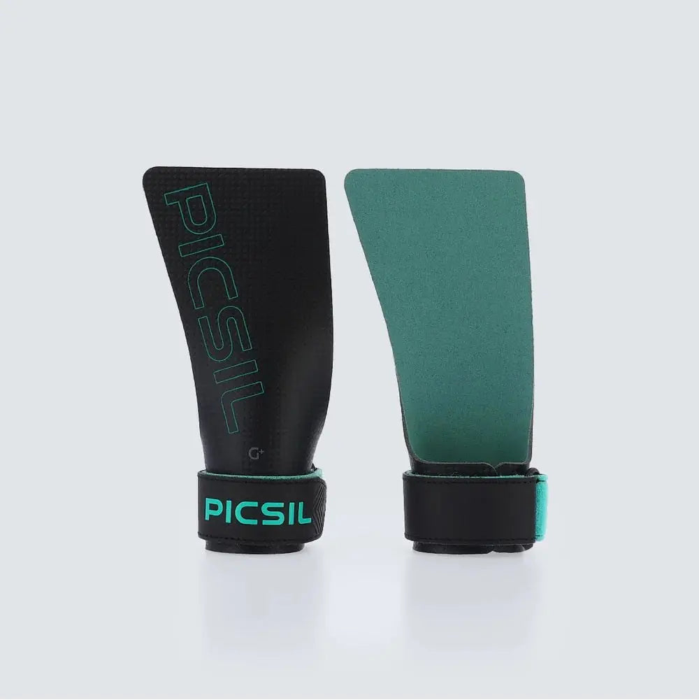 Picsil Falcon Grips Moonless – hålfria crossfit grips i kolfiber (smaragd)