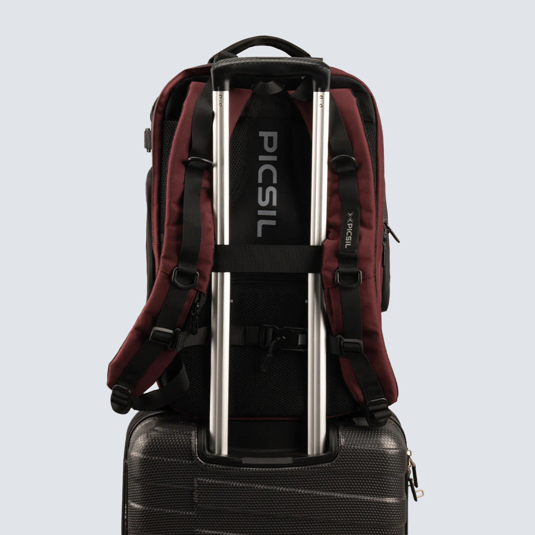 Picsil Maverick Backpack 40L Burgundy för gym och resa