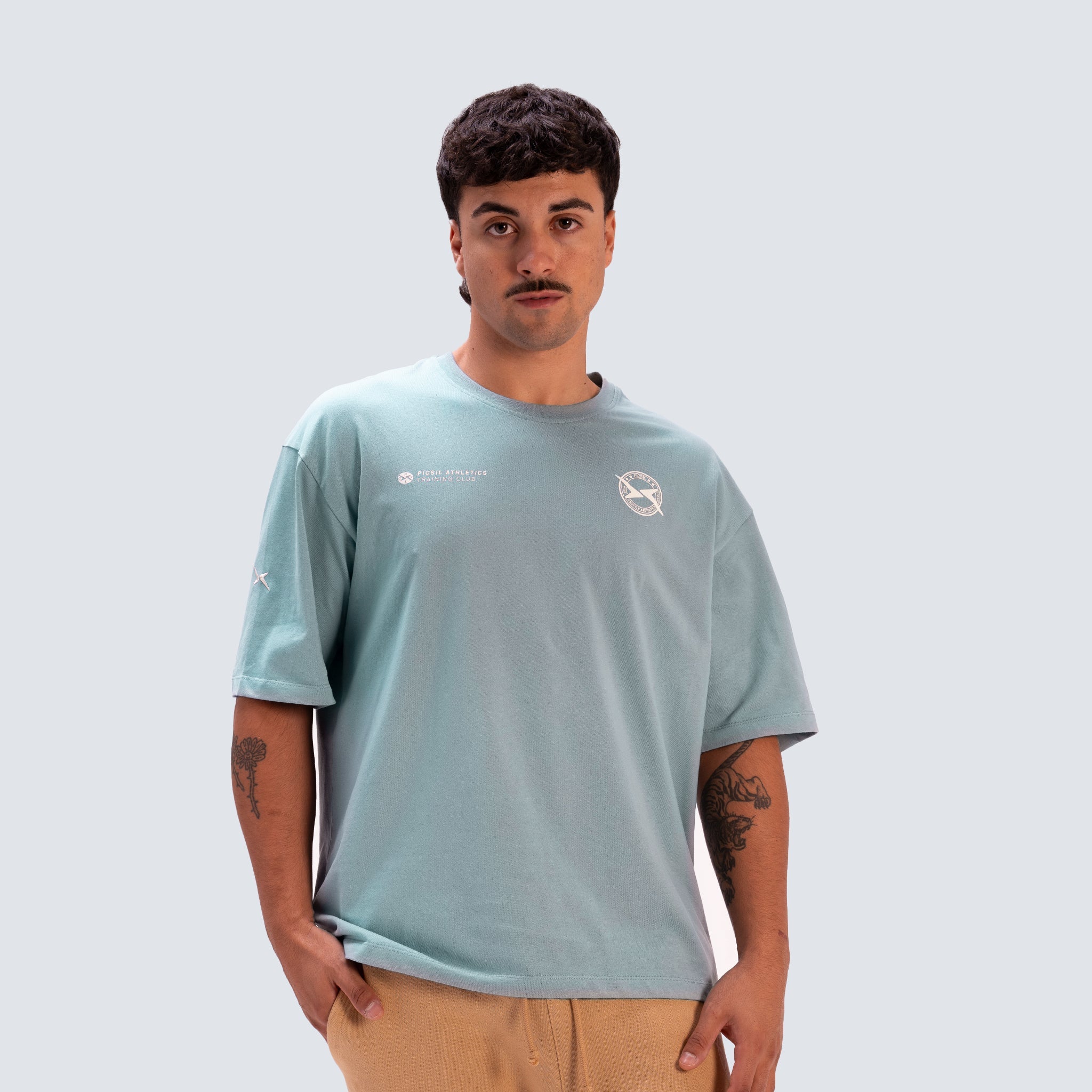Picsil Oversize T-Shirt Aqua oversized t-shirt herr