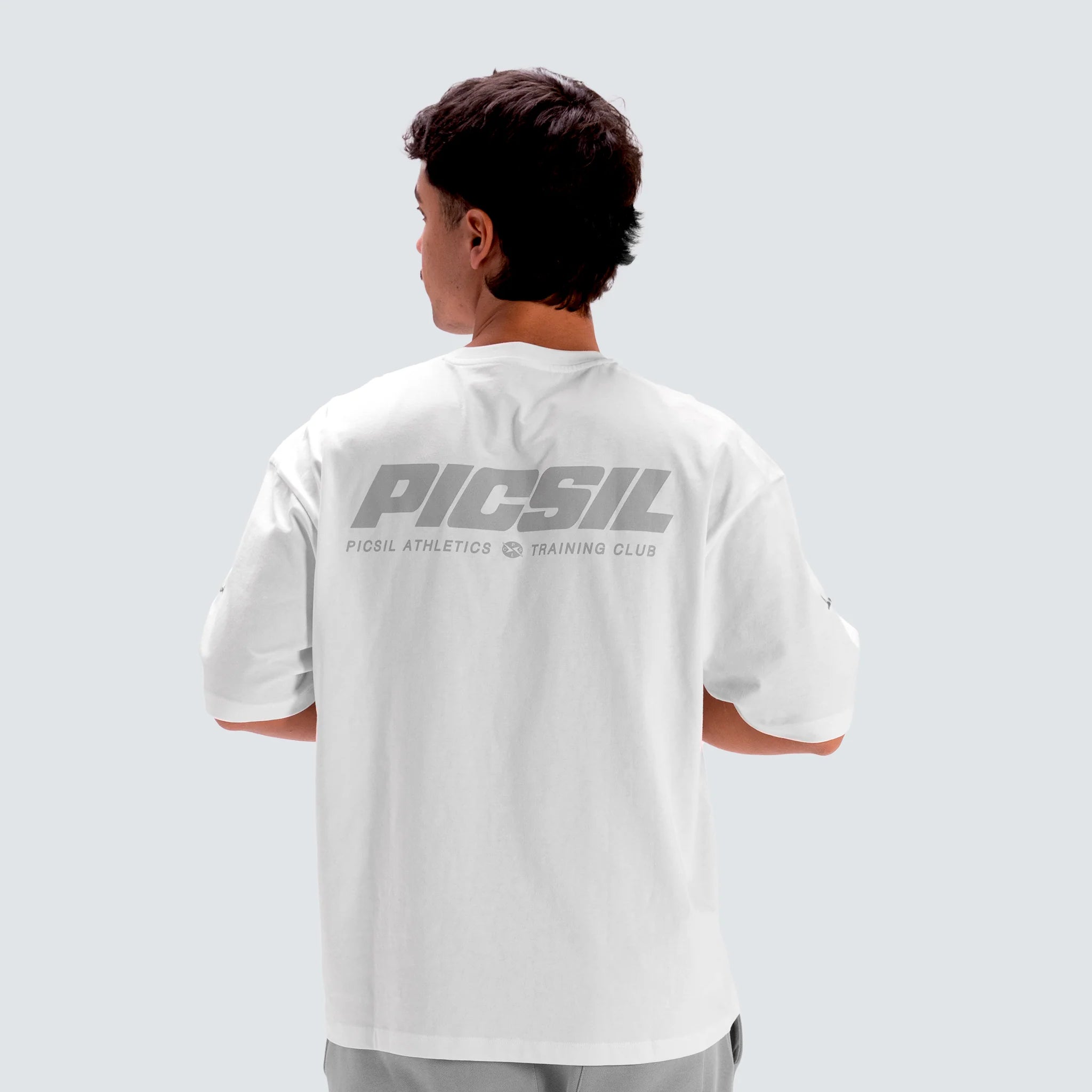 Picsil Oversize T-Shirt White bak