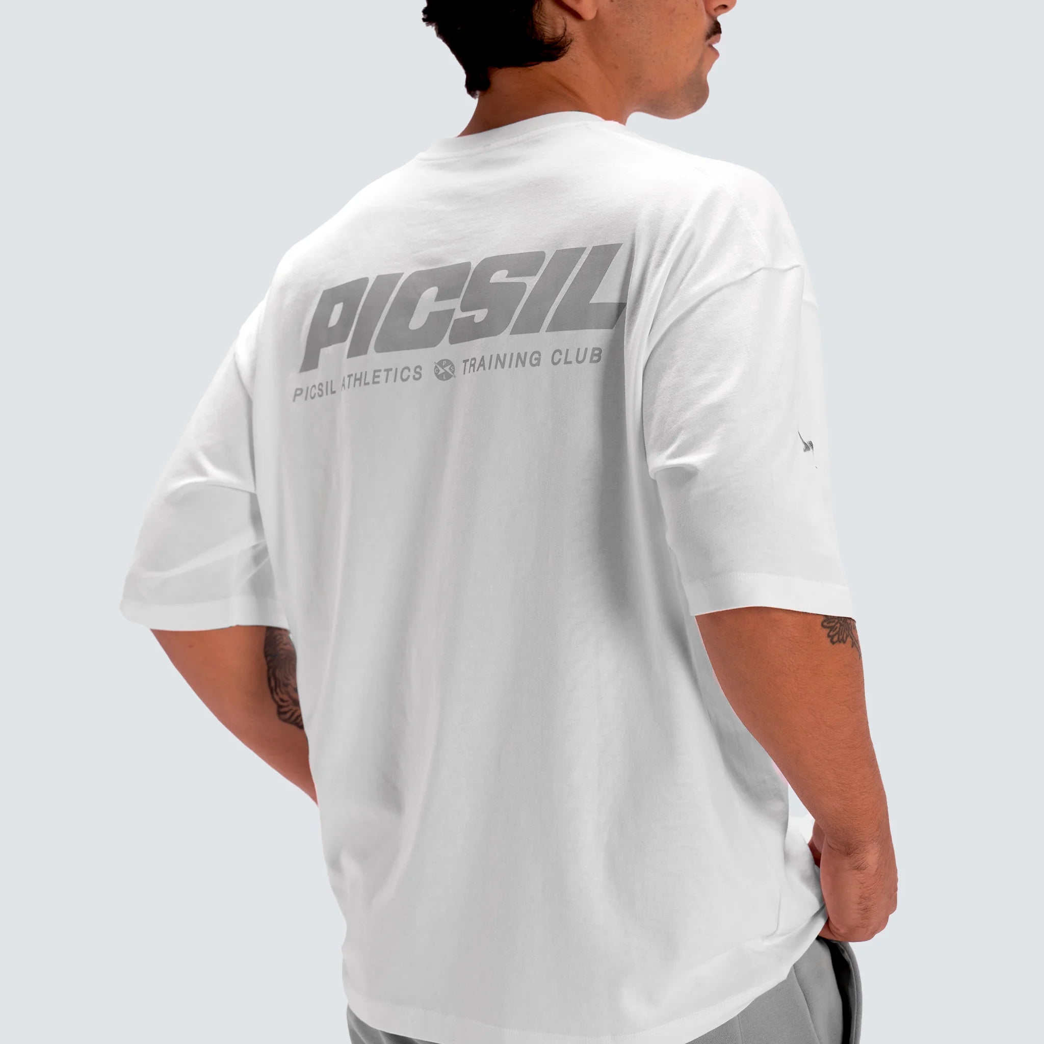 Picsil Oversize T-Shirt White bak