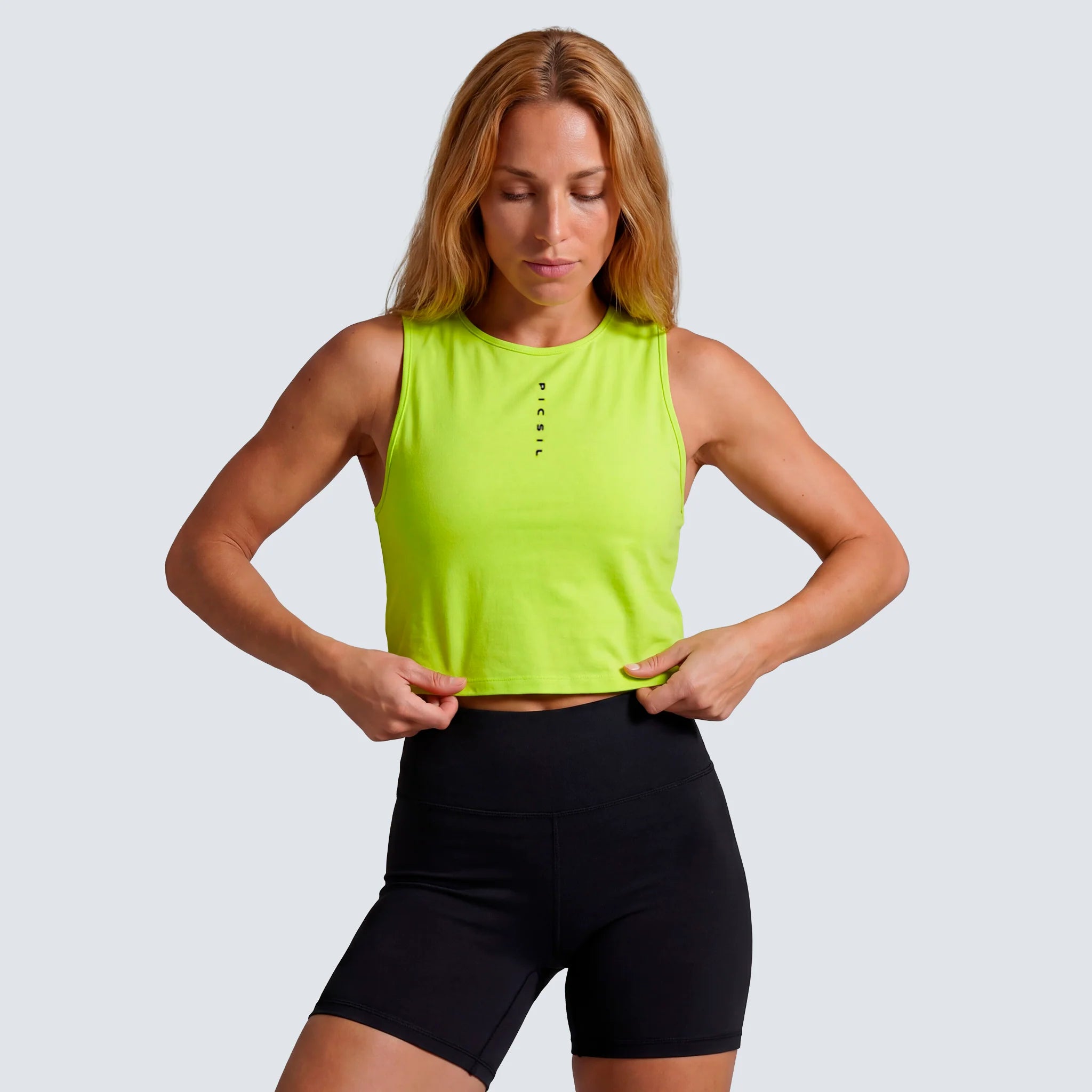 Picsil Performance Tank Top SS26 Citrus fram