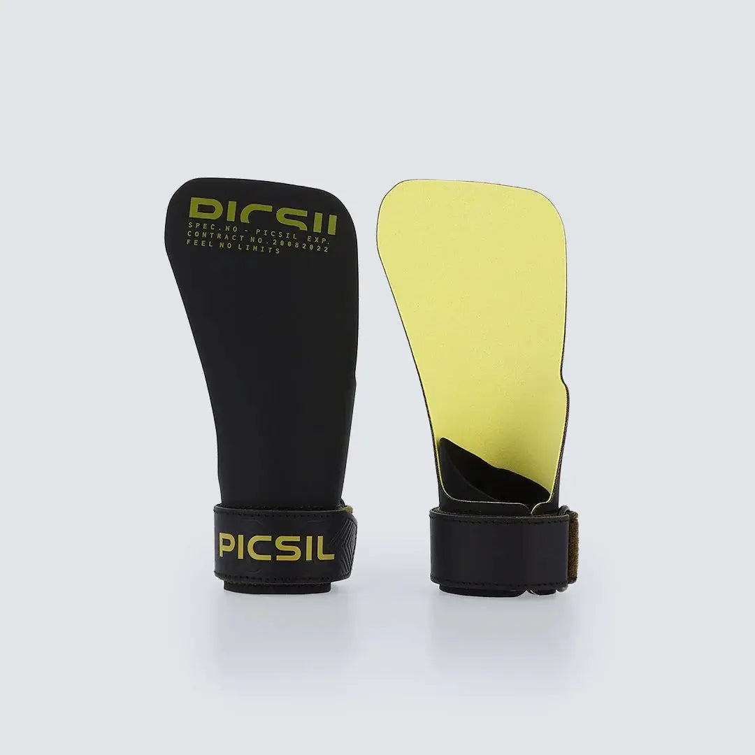 Picsil Phoenix Grips Svart/Yellow – grips i PU, aramid och mikrofiber
