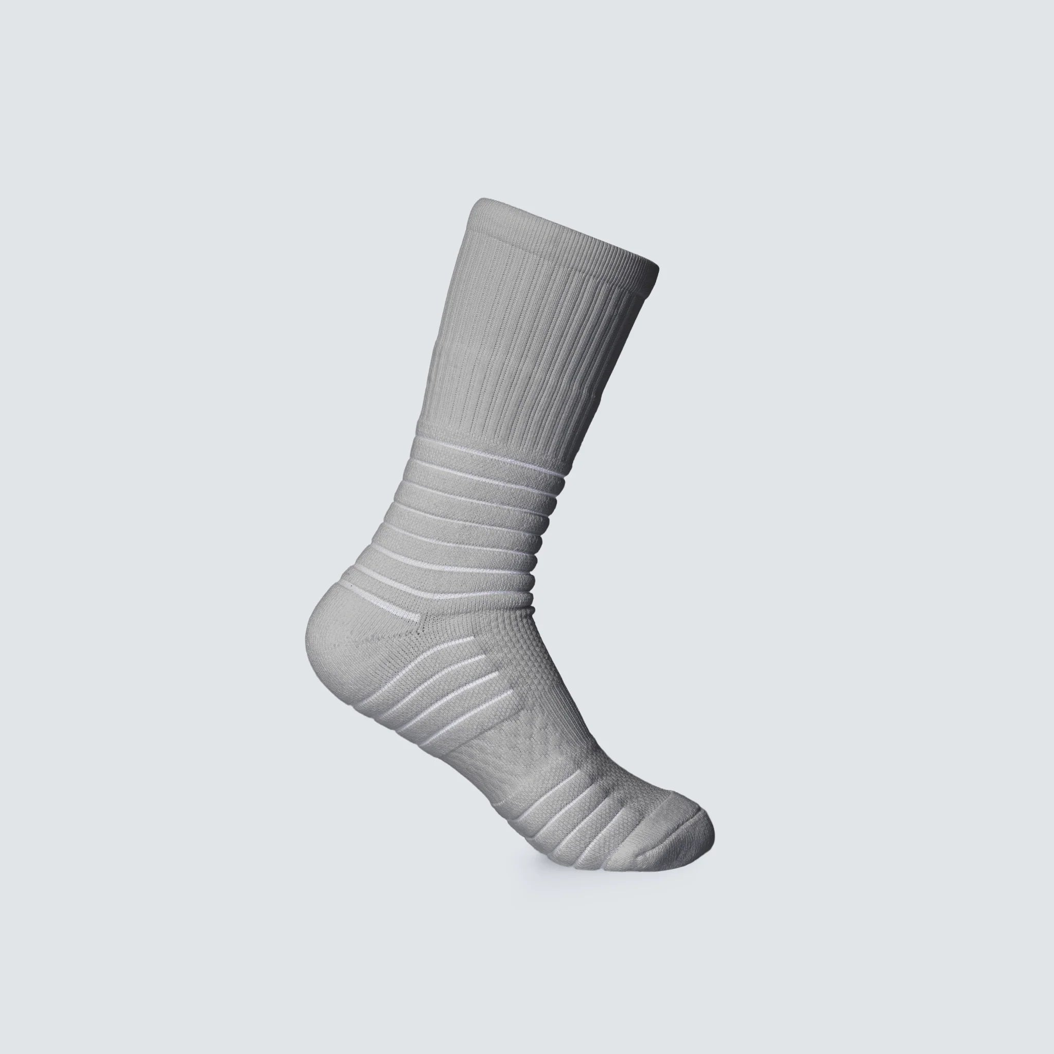 Picsil Pro Sport Socks Grey förstärkt häl och tå