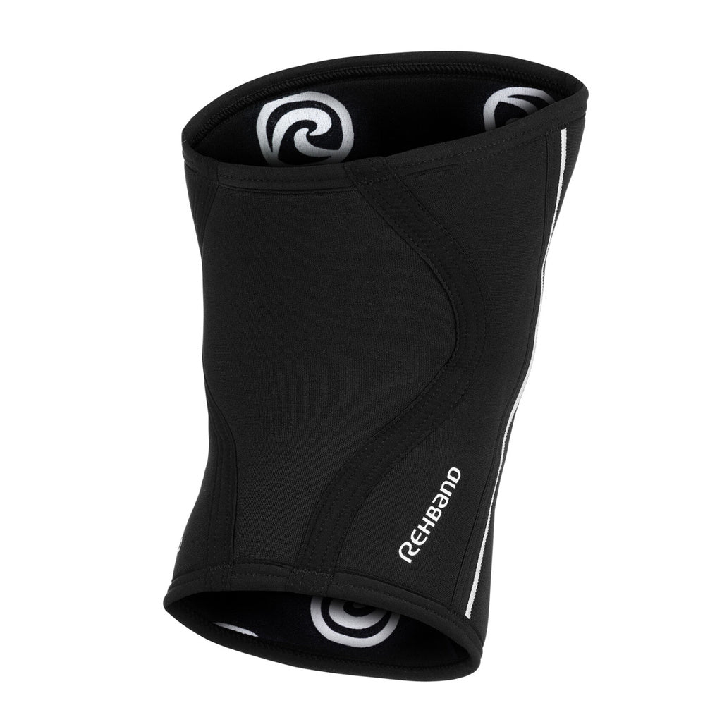 Rehband RX Knee Sleeve 3mm Black anatomisk design