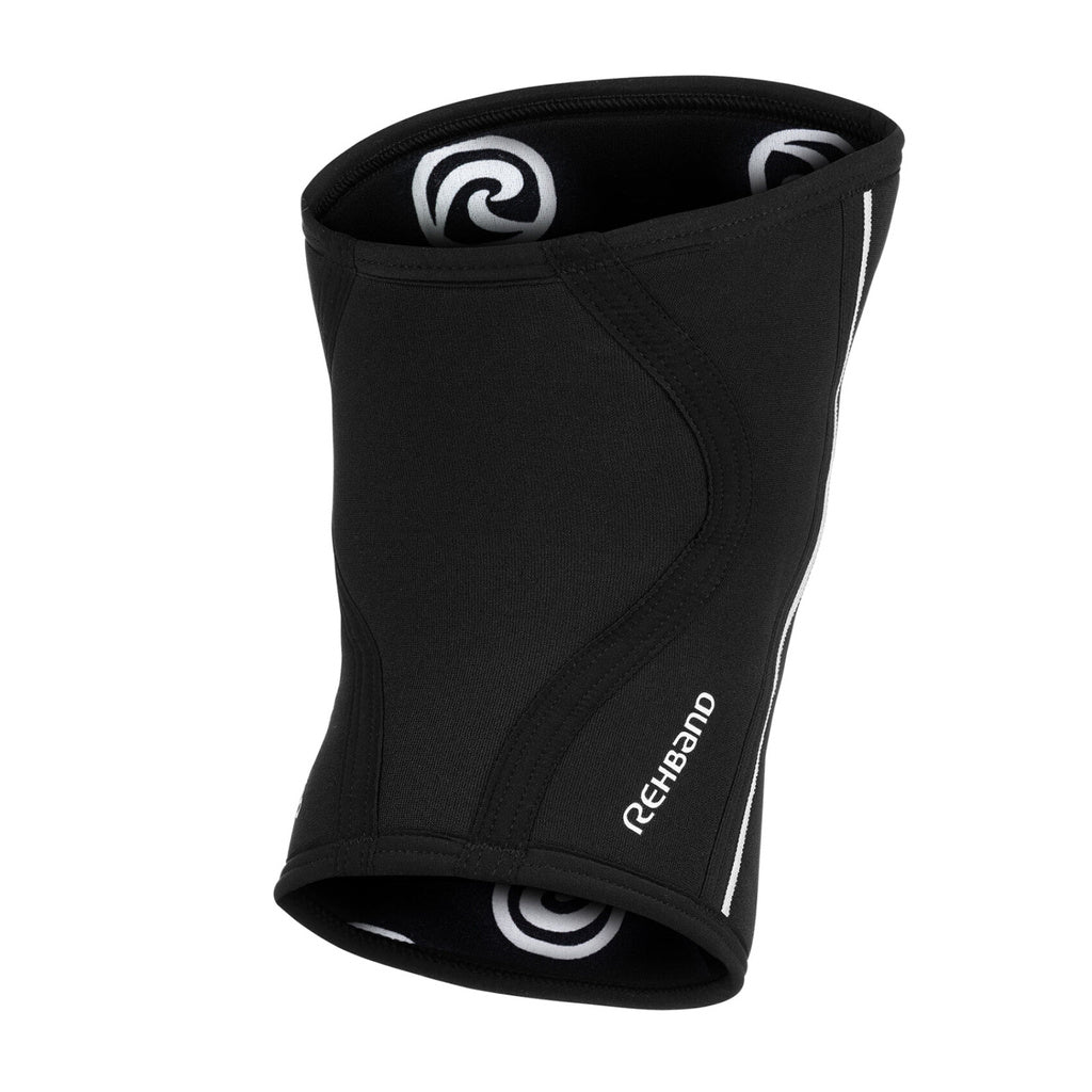 Rehband RX Knee Sleeve 5mm Black stöd vid styrketräning