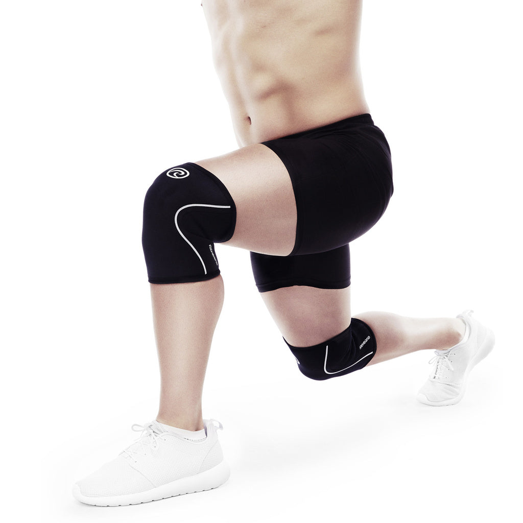 Rehband RX Knee Sleeve 5mm Black knäskydd under träning
