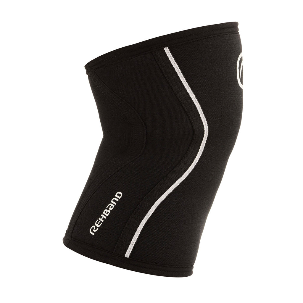 Rehband RX Knee Sleeve 5mm Black anatomisk passform