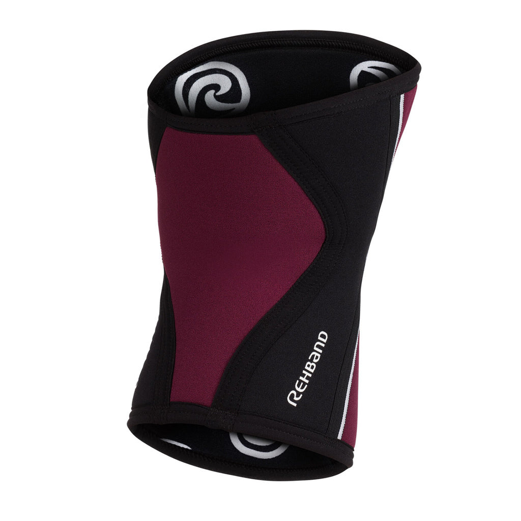Rehband RX Knee Sleeve 5mm Burgundy stöd vid styrketräning