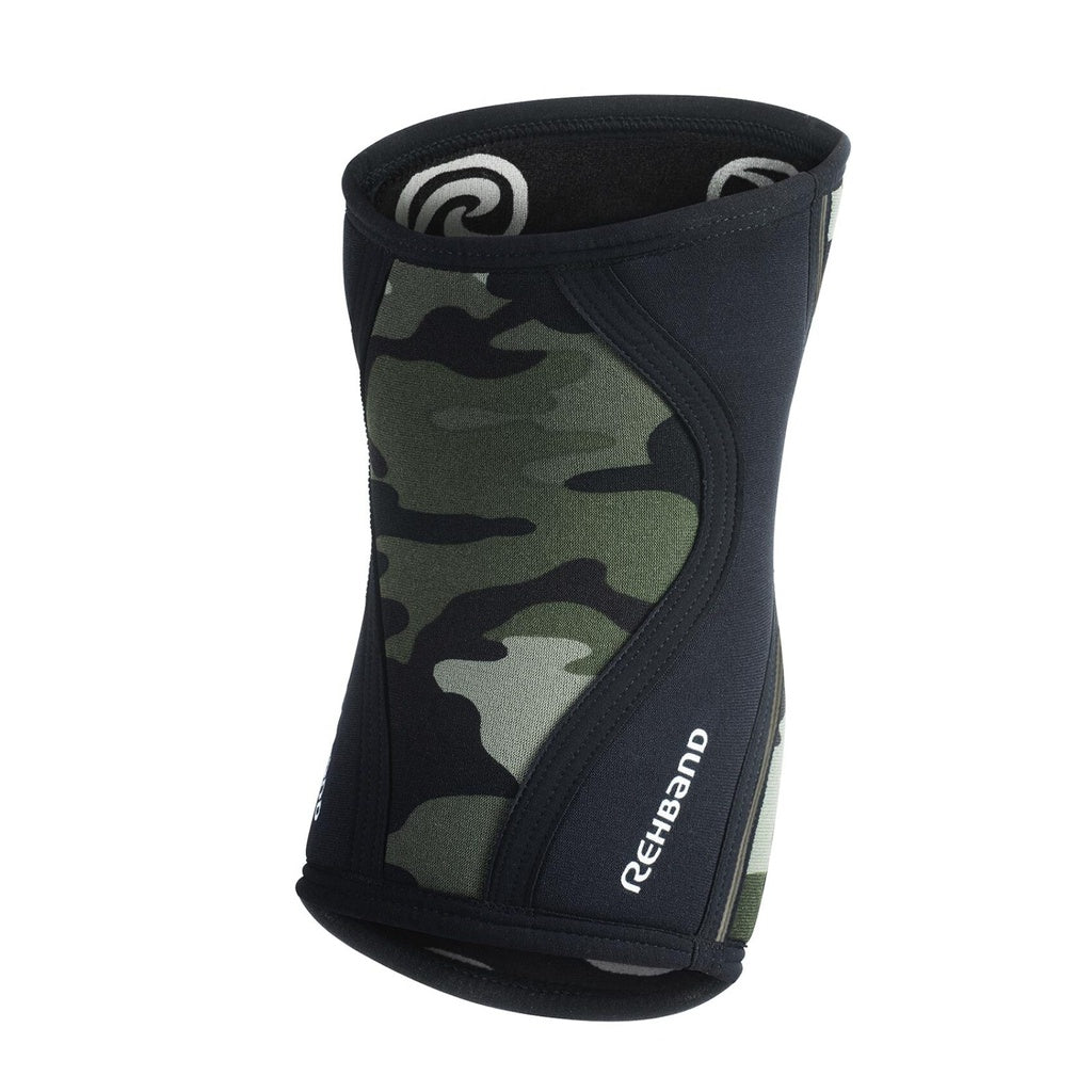 Rehband RX Knee Sleeve 5mm Camo stöd vid styrketräning