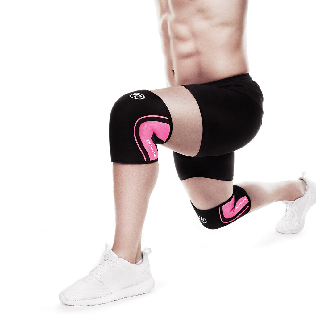 Rehband RX Knee Sleeve 5mm Pink knäskydd under träning