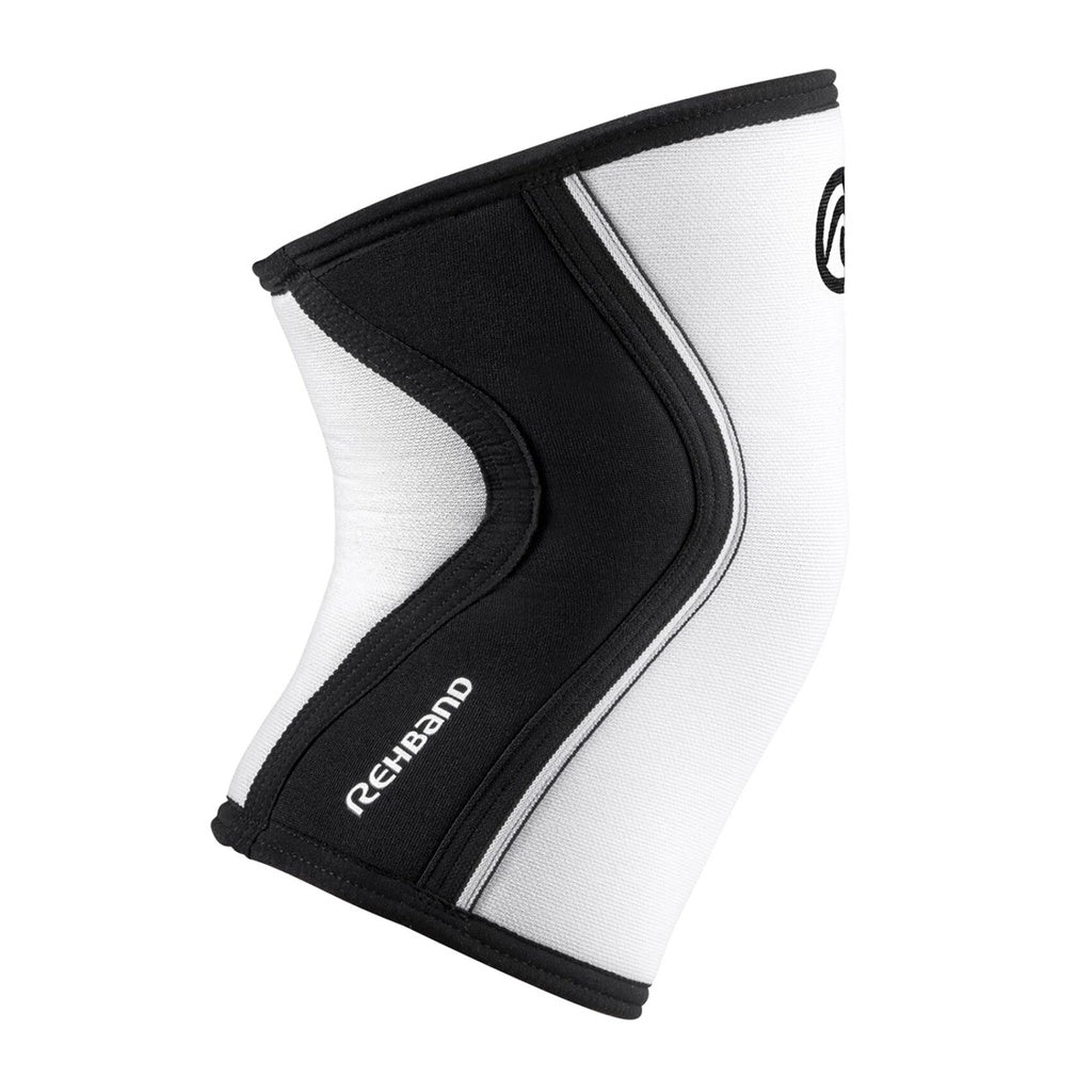 Rehband RX Knee Sleeve 5mm White anatomisk passform
