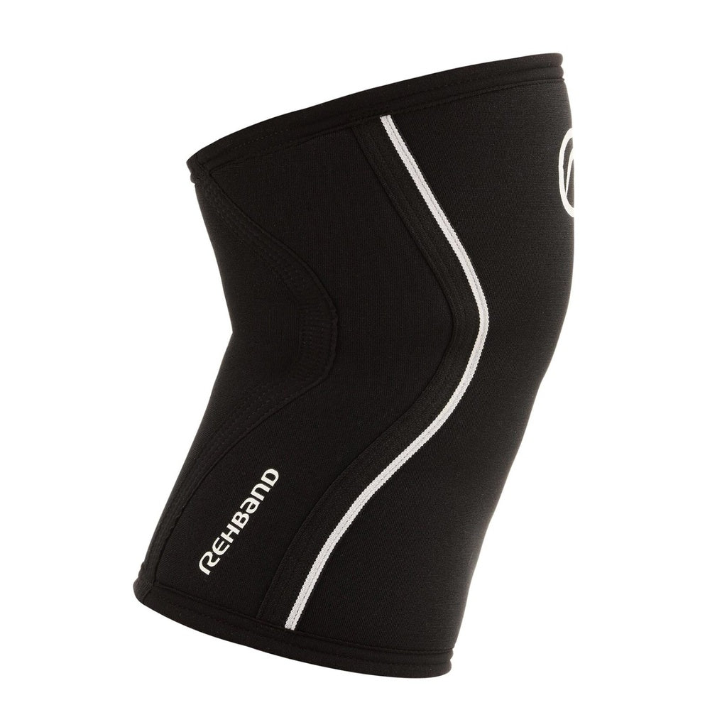 Rehband RX Knee Sleeve 7mm Black stöd för styrkelyft