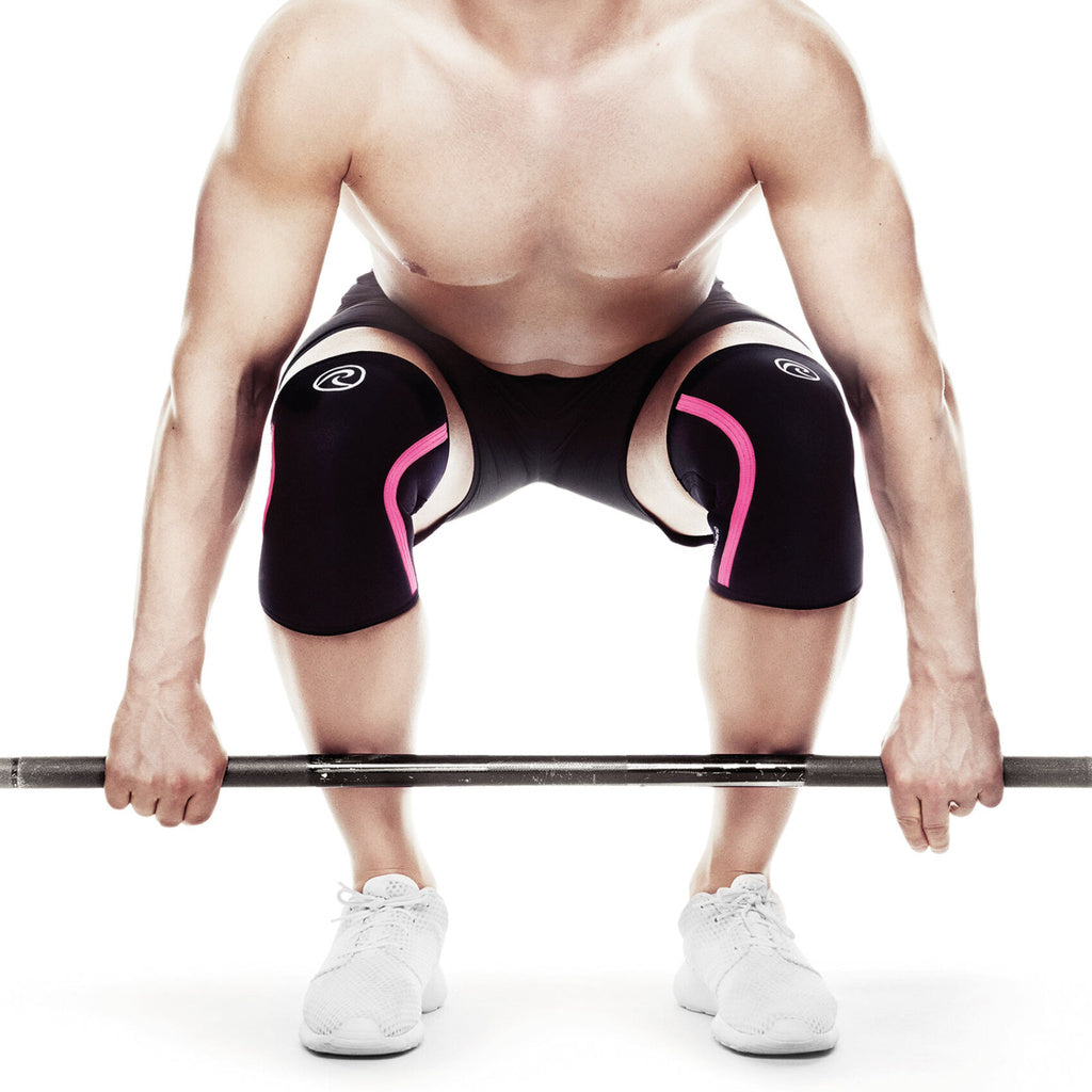 Rehband RX Knee Sleeve 7mm Pink knäskydd vid tung träning