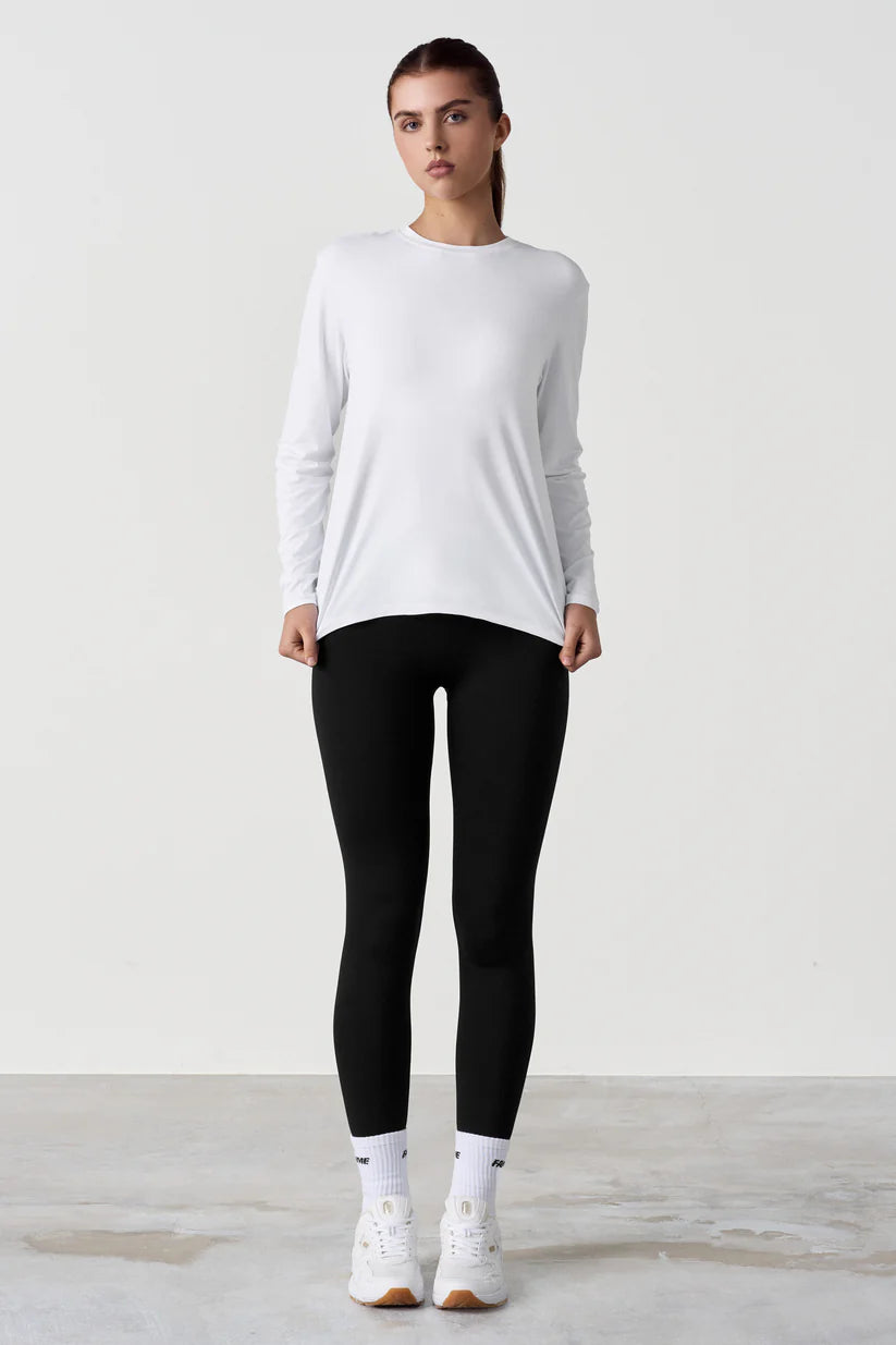 FAMME Relaxed Gym Long Sleeve Vit