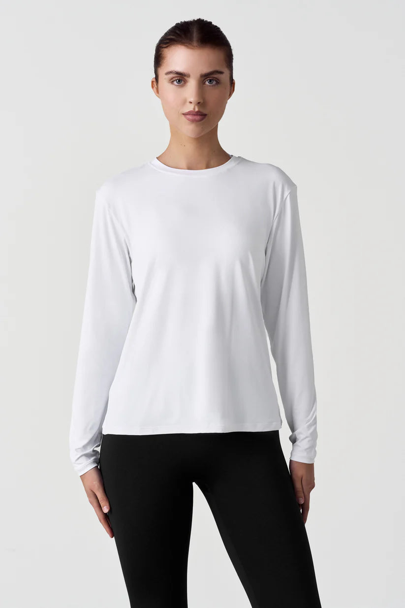 FAMME Relaxed Gym Long Sleeve Vit
