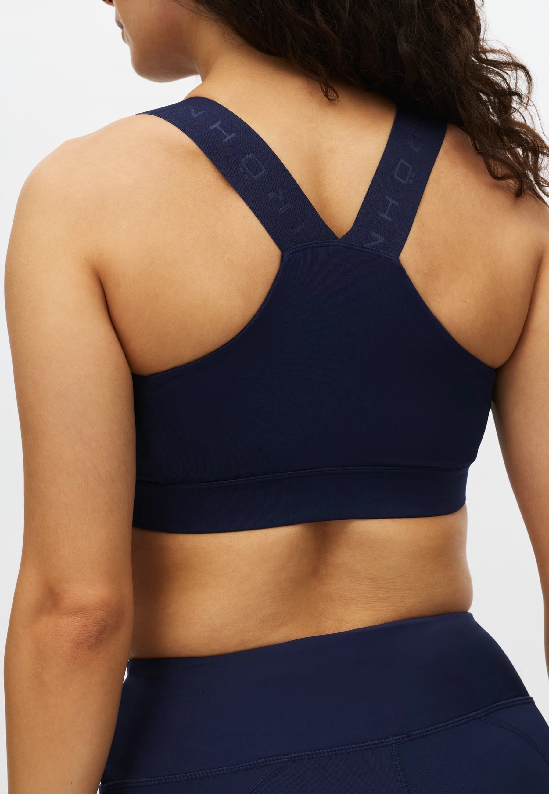 Röhnisch Kay Sports Bra Indigo – sport-bh med hög support och korsad rygg