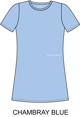 RÖHNISCH Micro Tee Chambray Blue