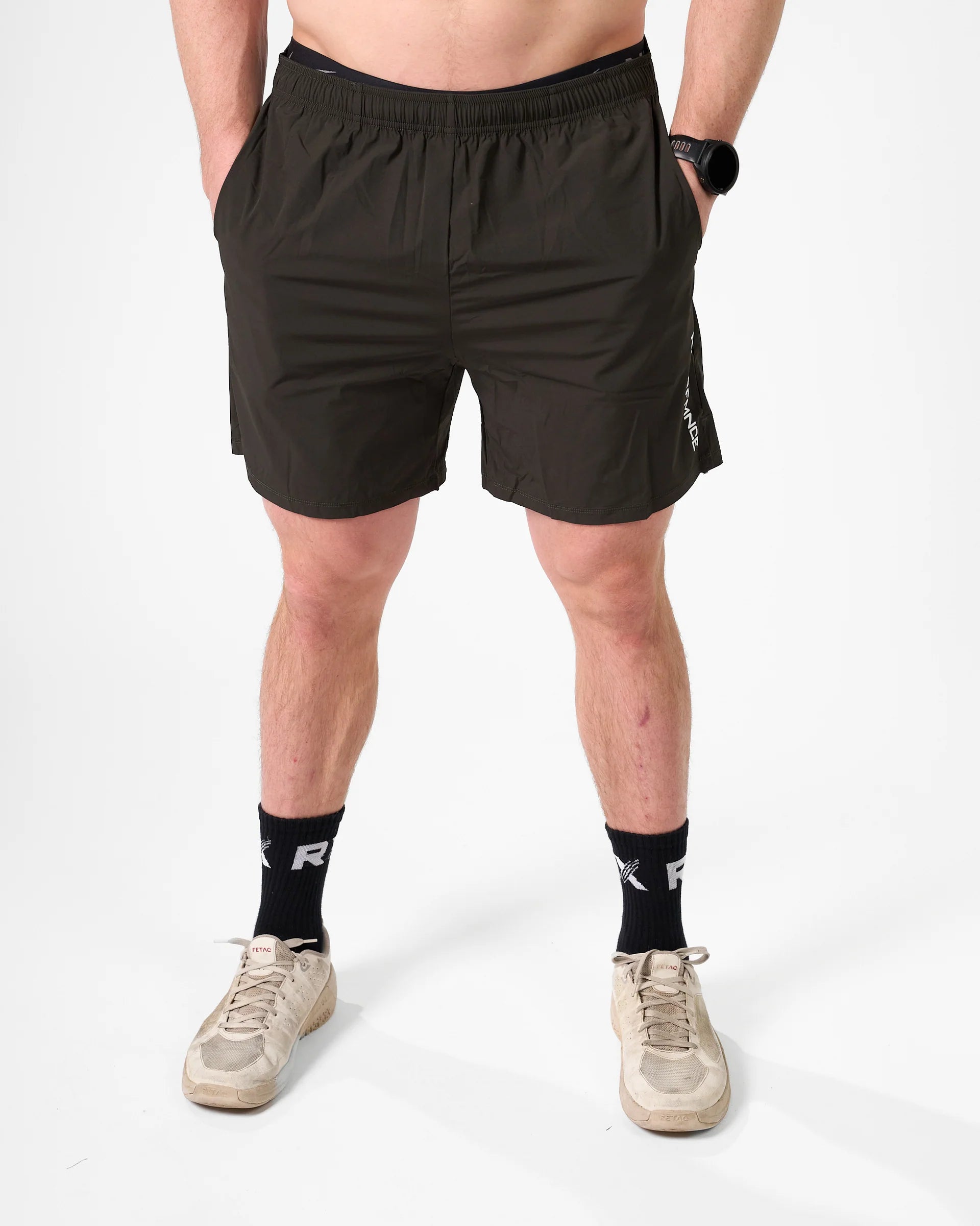 RX Performance Hybrid Shorts Dark Gray atletisk passform