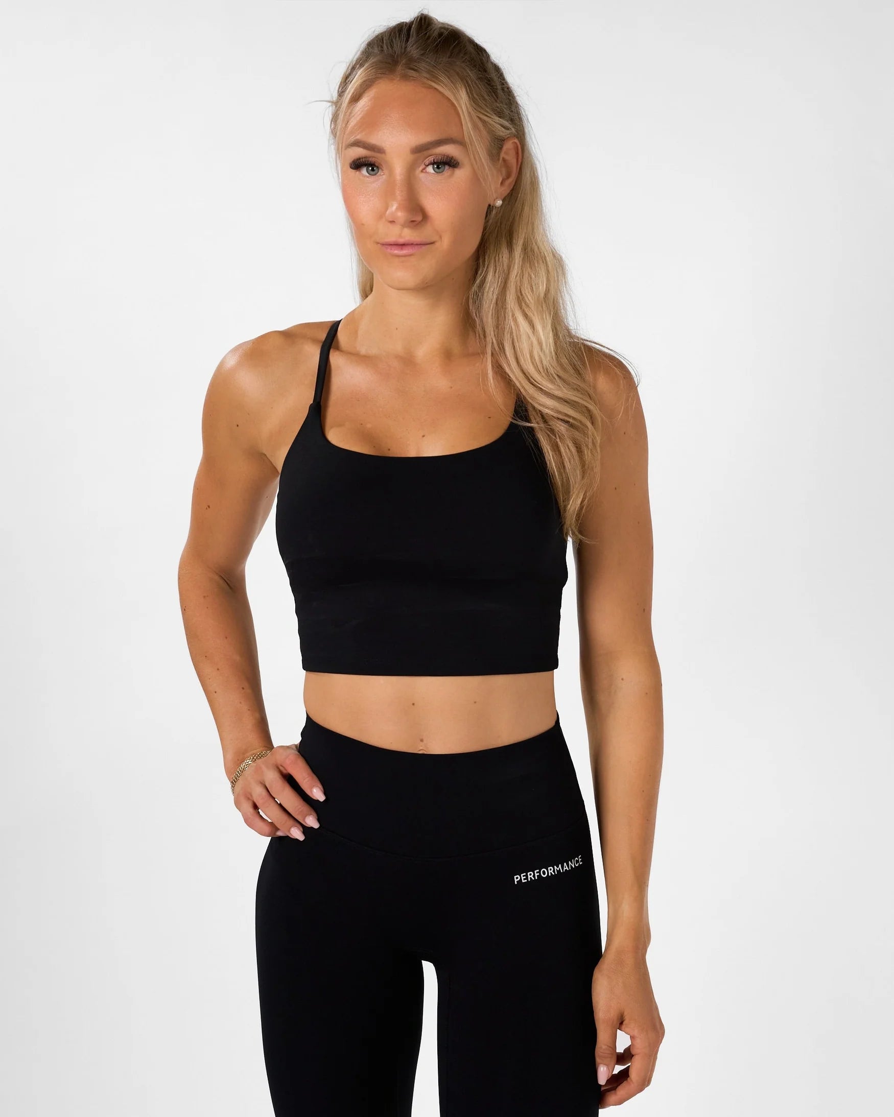 RX Performance Isabel Crop Top Black träningslinne dam