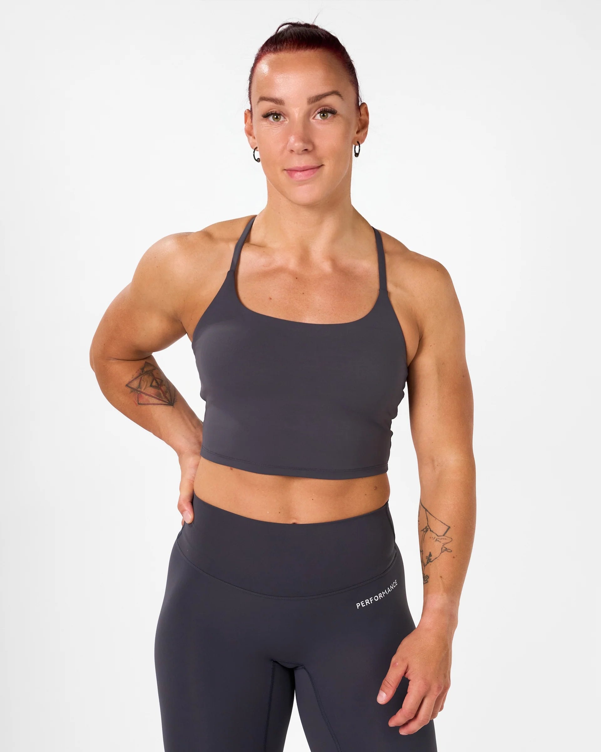 RX Performance Isabel Crop Top Dark Moonlight träningslinne dam