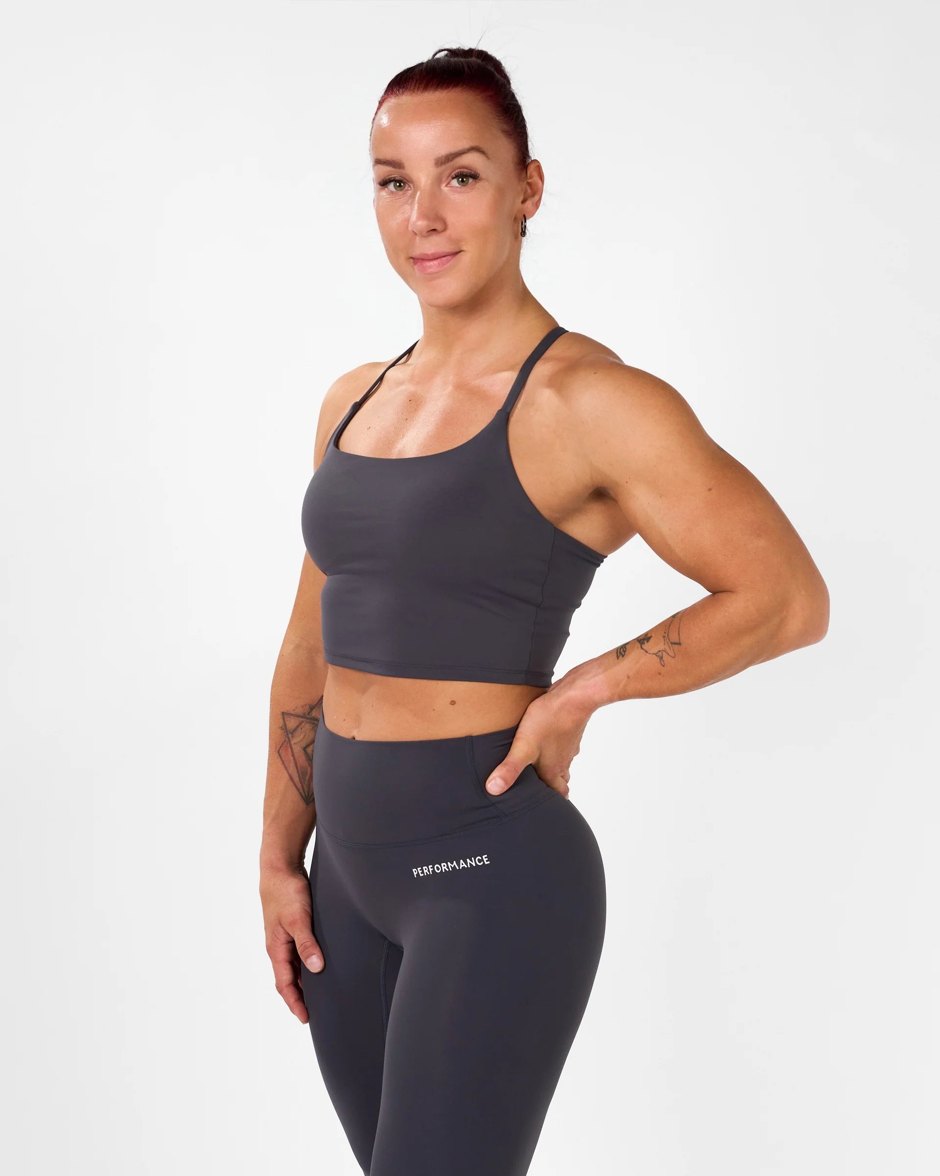 RX Performance Isabel Crop Top Dark Moonlight träningslinne dam