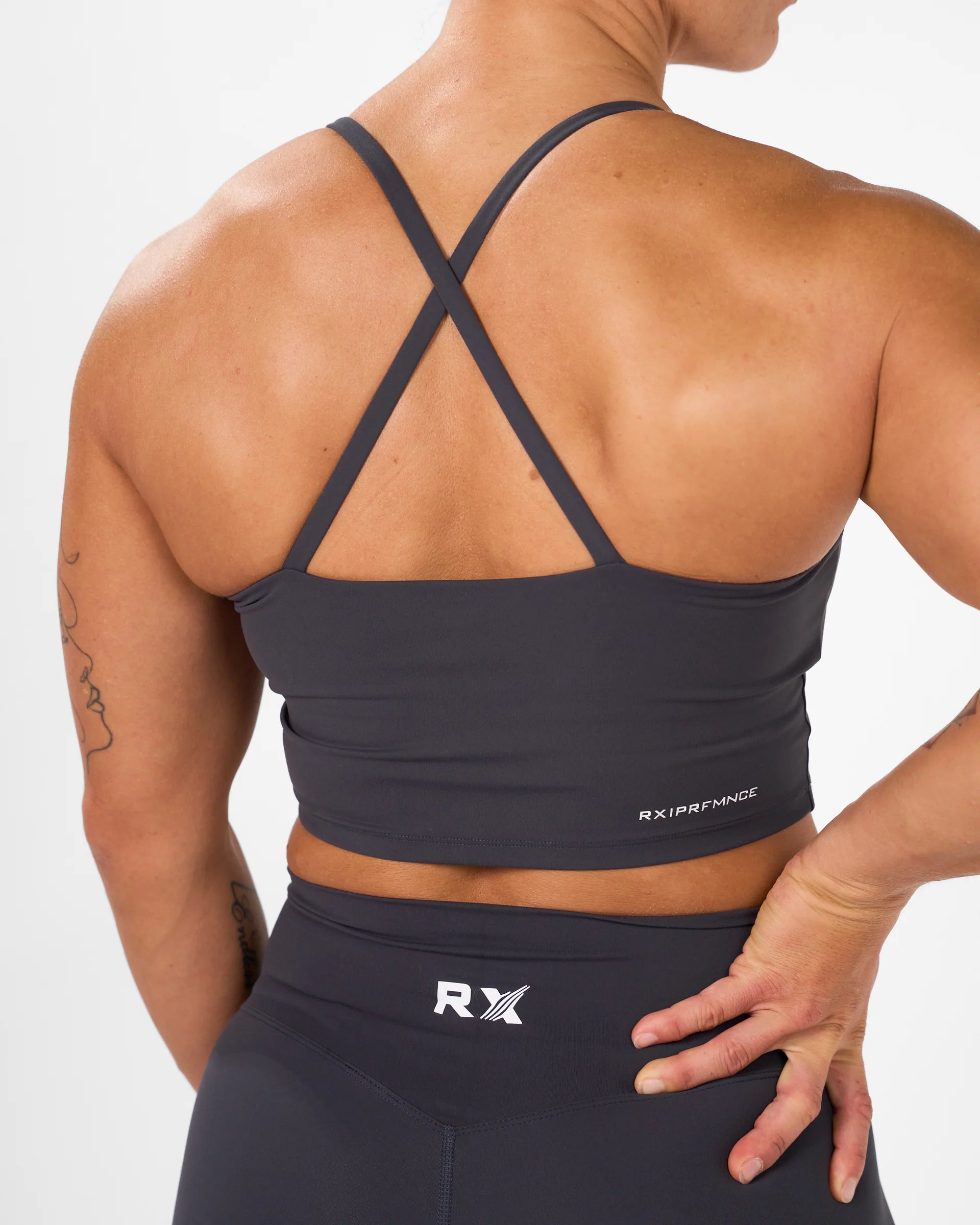 RX Performance Isabel Crop Top Dark Moonlight ryggdesign