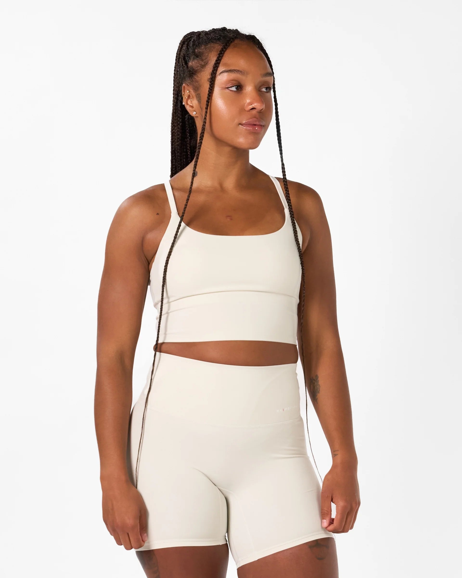 RX Performance Isabel Crop Top Off White träningslinne dam