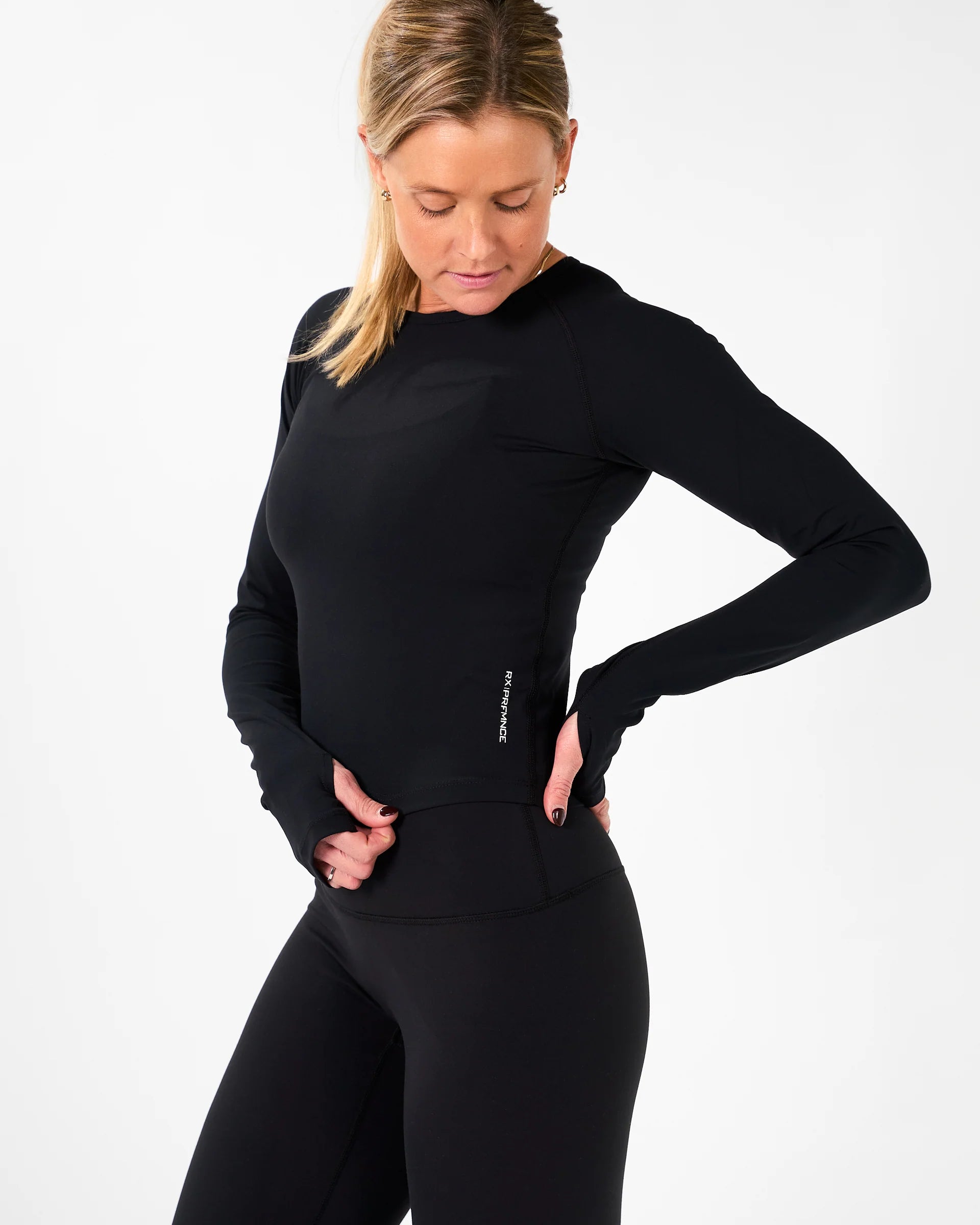 RX Performance Kelly Long Sleeve Black tight passform