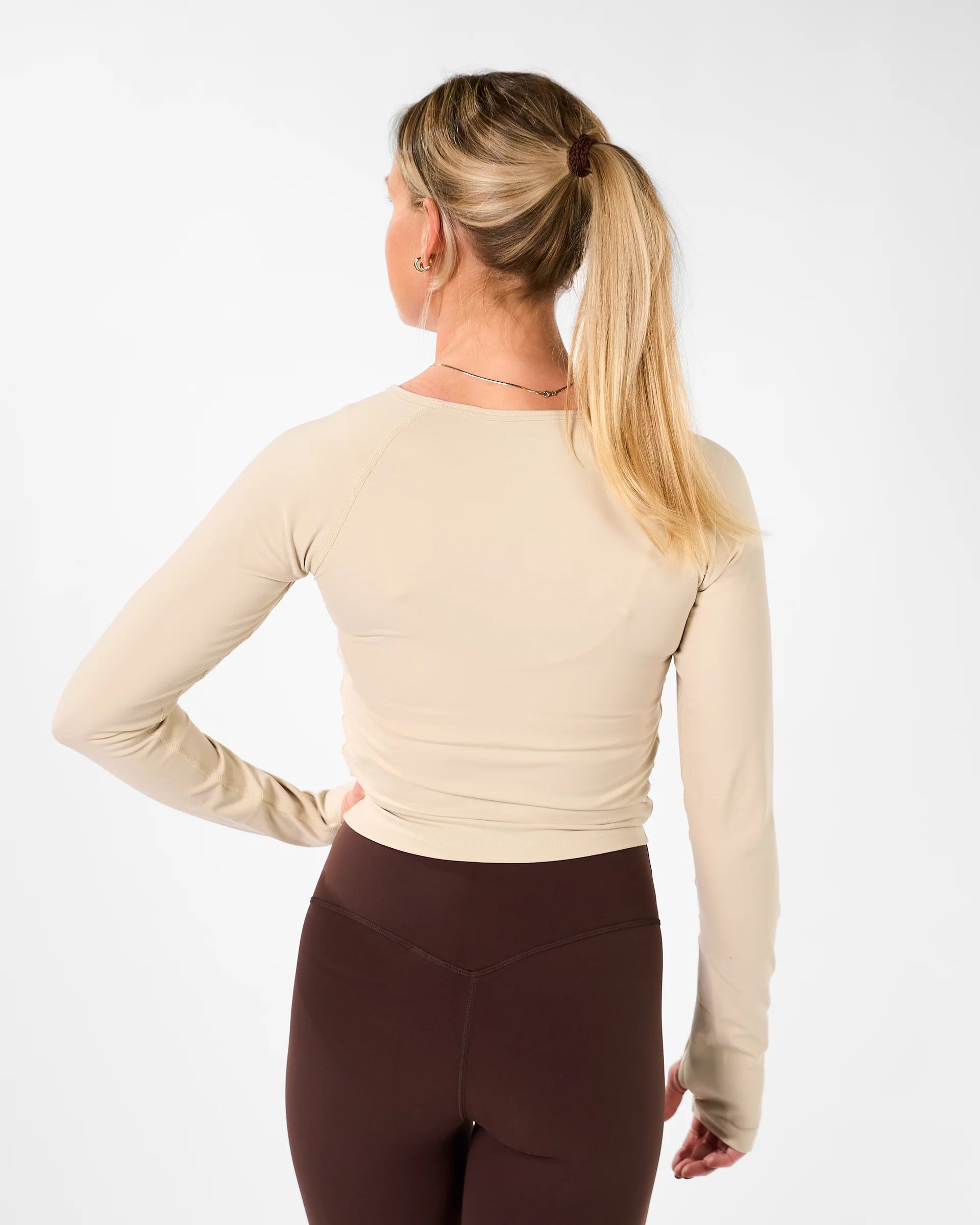 RX Performance Kelly Long Sleeve Sand tight passform