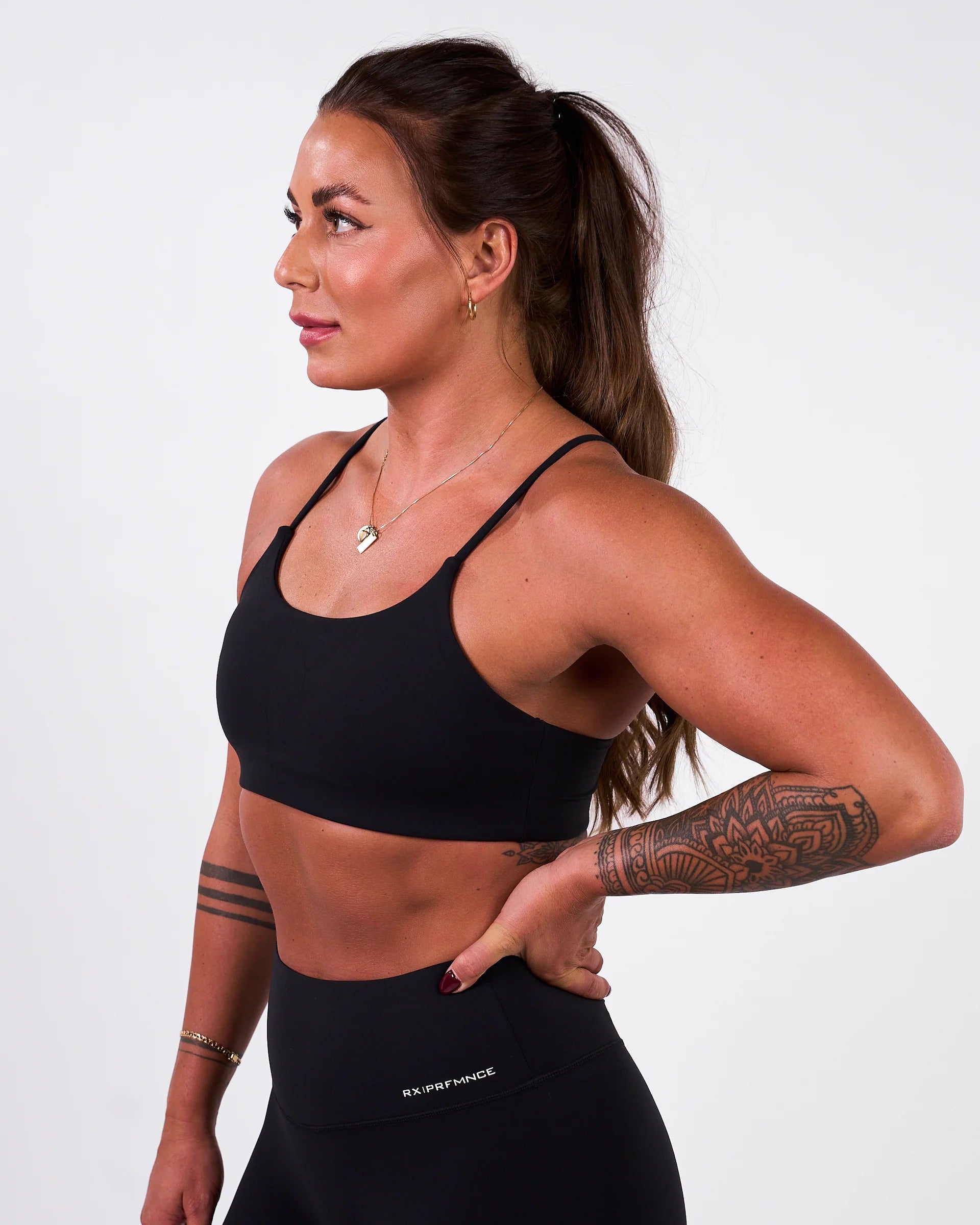 RX Performance Kelly Sport Bra Black tränings bh