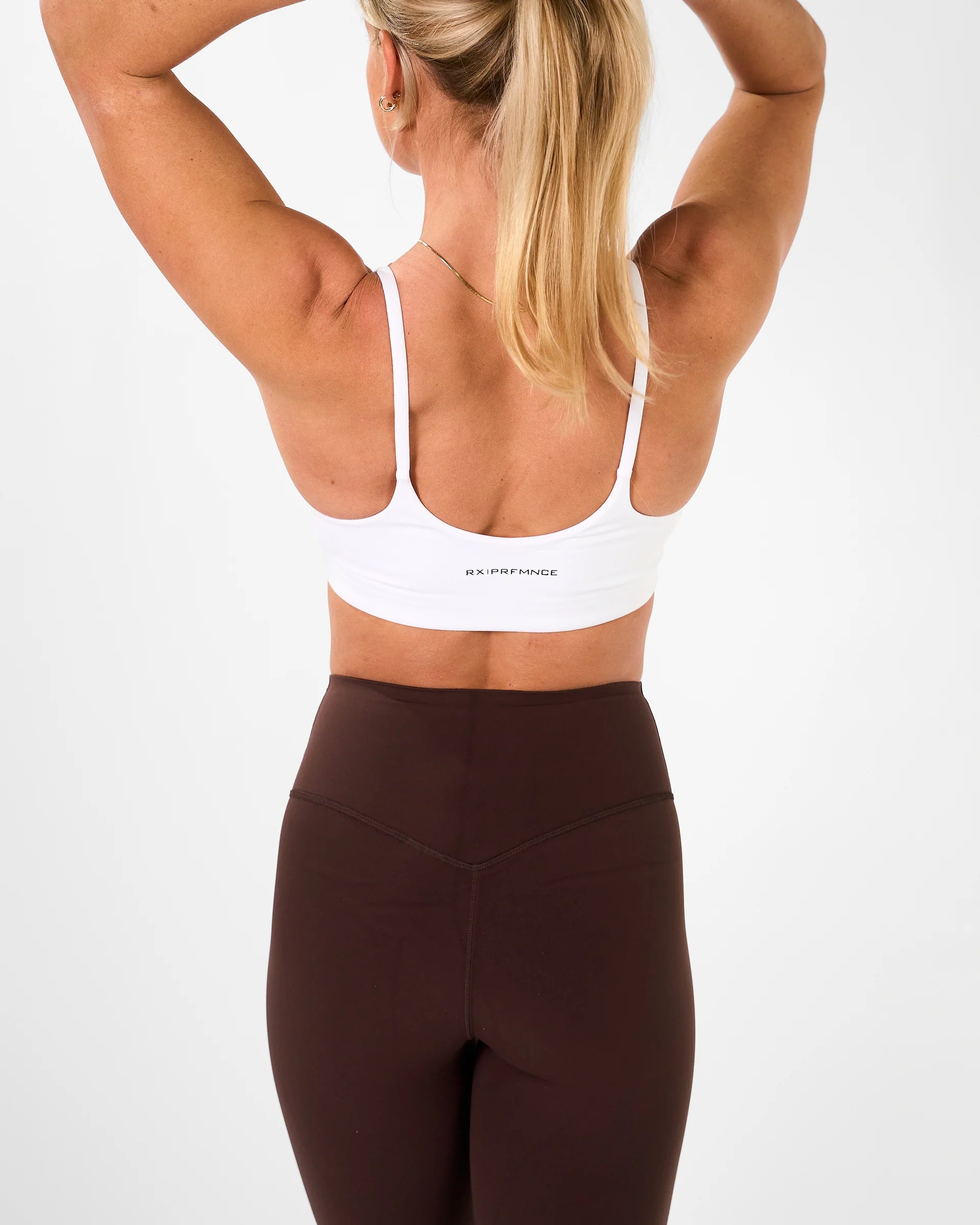 RX Performance Kelly Sport Bra Dreamy White sport bh dam