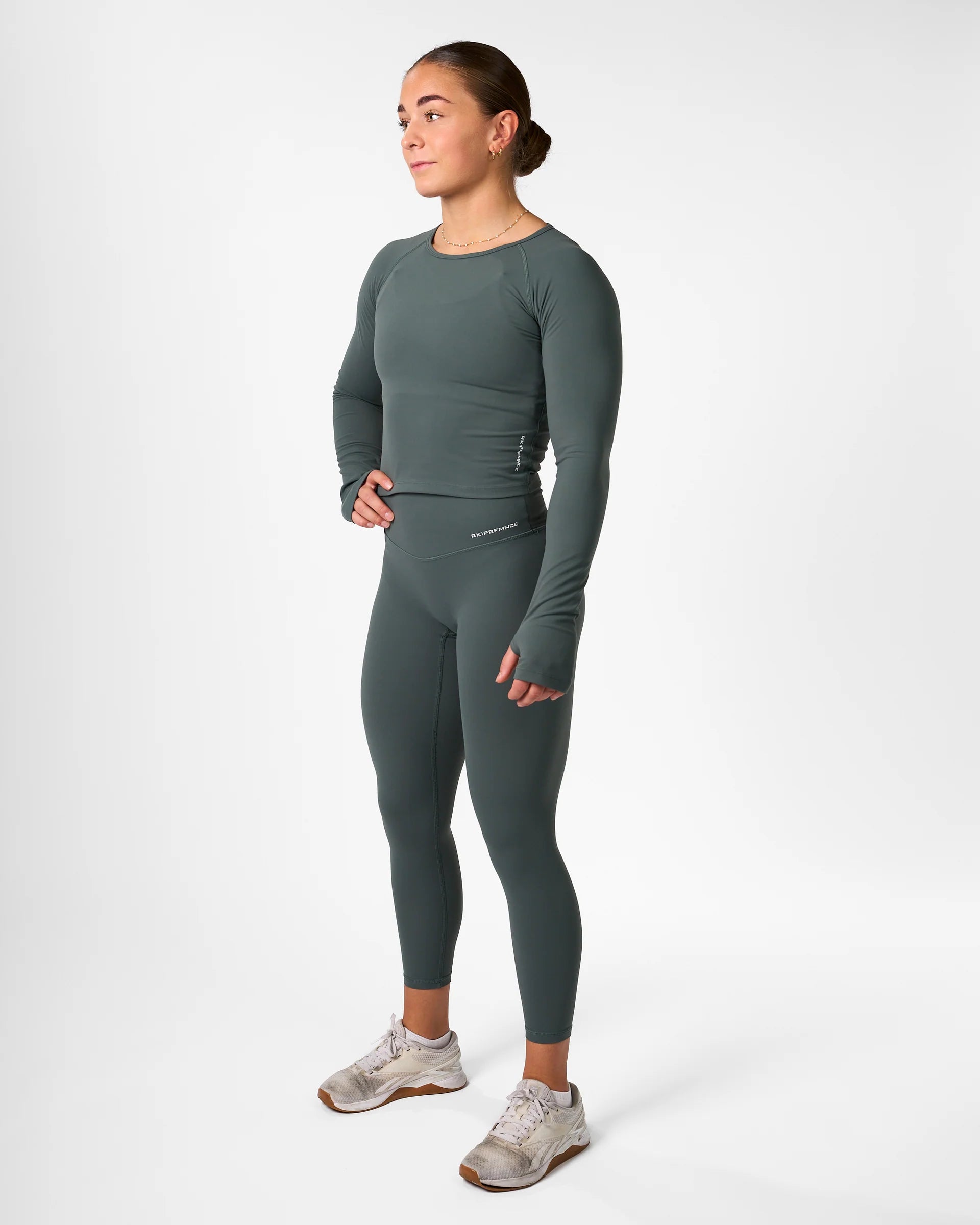 RX Performance Kelly Tights Emerald Green high waist tights