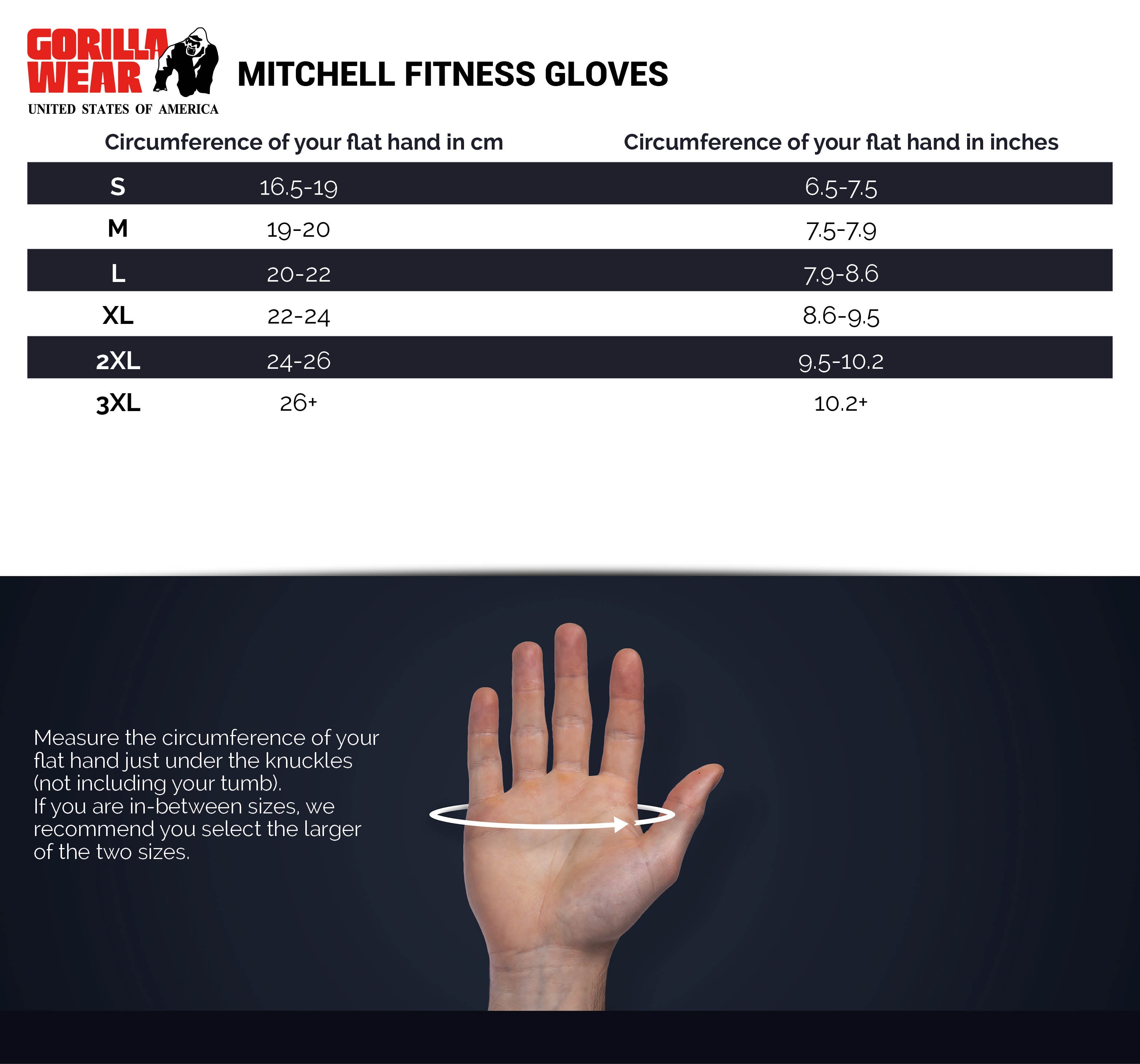 Gorilla Wear Mitchell Training Gloves, black/grey Gorilla Wear