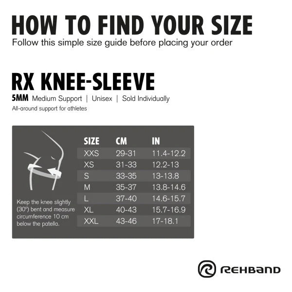 storleksguide-rx-knee-sleeve-5mm-carbon