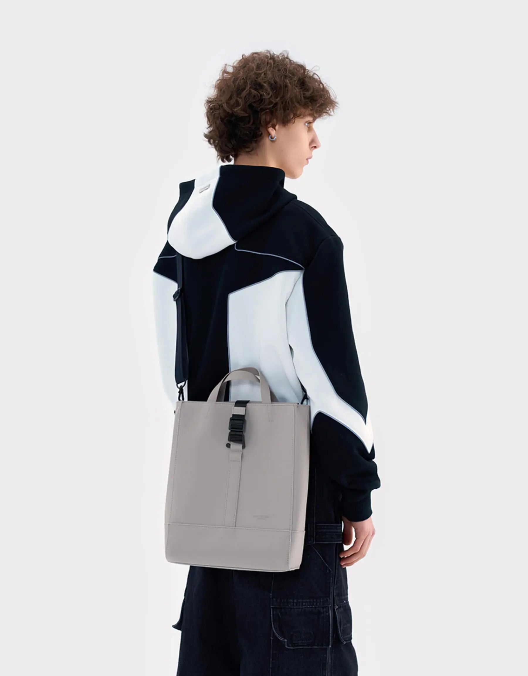 Gaston Luga Spläsh Tote Taupe Gaston Luga