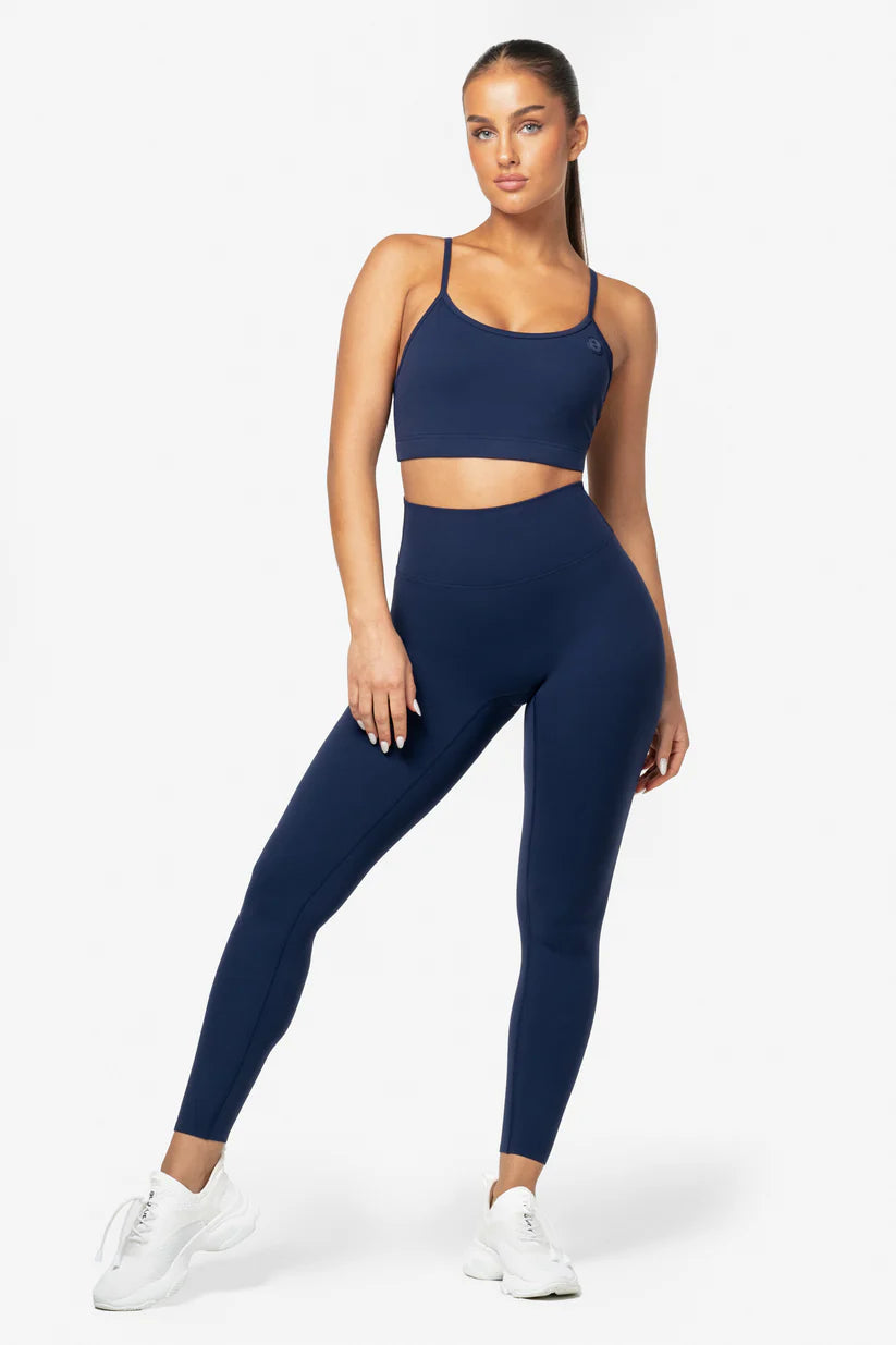 FAMME Softy Tights Navy – Mjuka Träningstights
