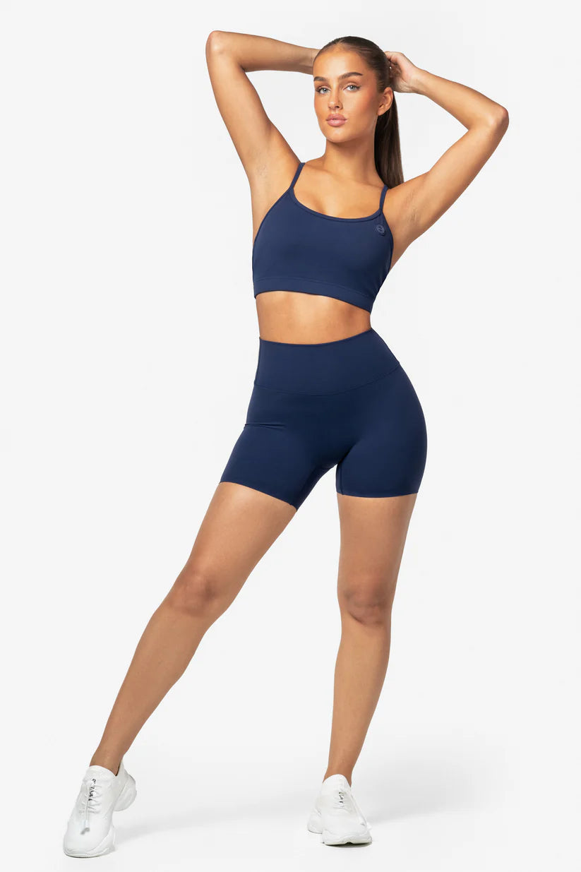 FAMME Softy Shorts Navy – Träningstights Shorts