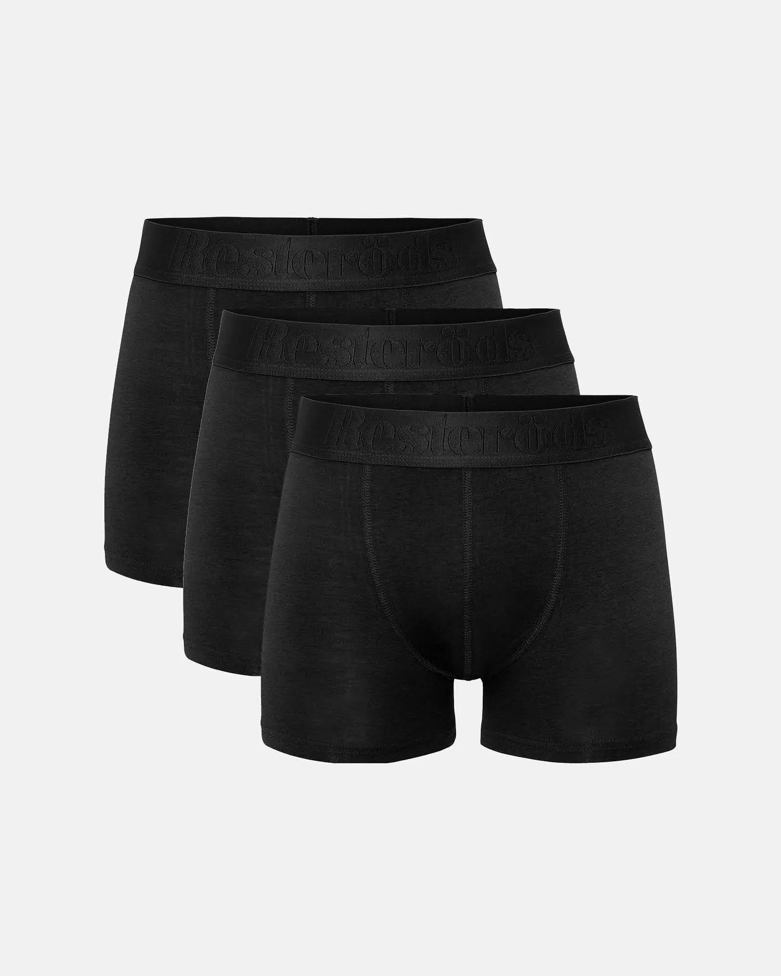 Resteröds Gunnar Bamboo 3-pack - Boxershorts Svart Resteröds