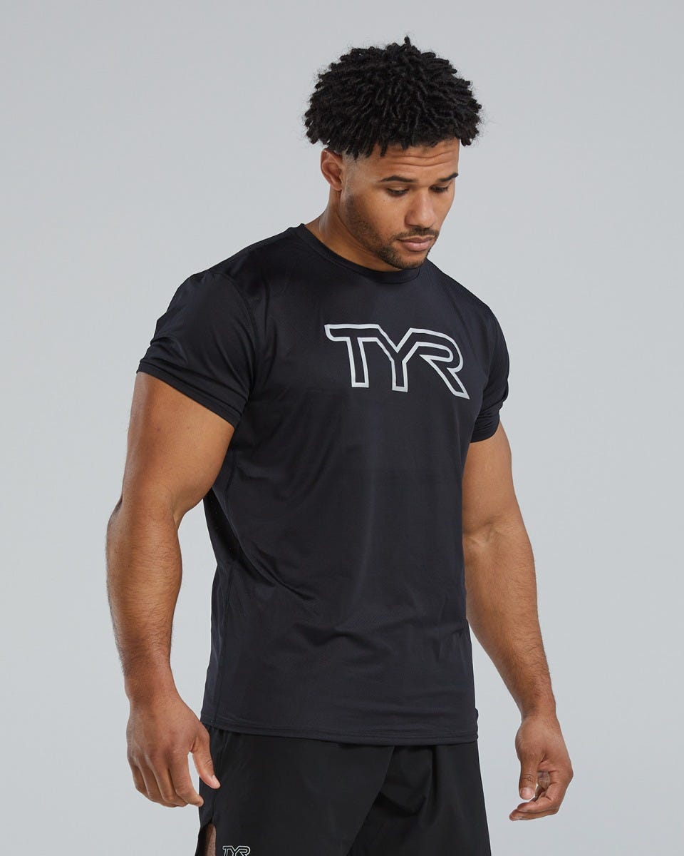 Tyr Men's Airtec Big Logo T-shirt Svart