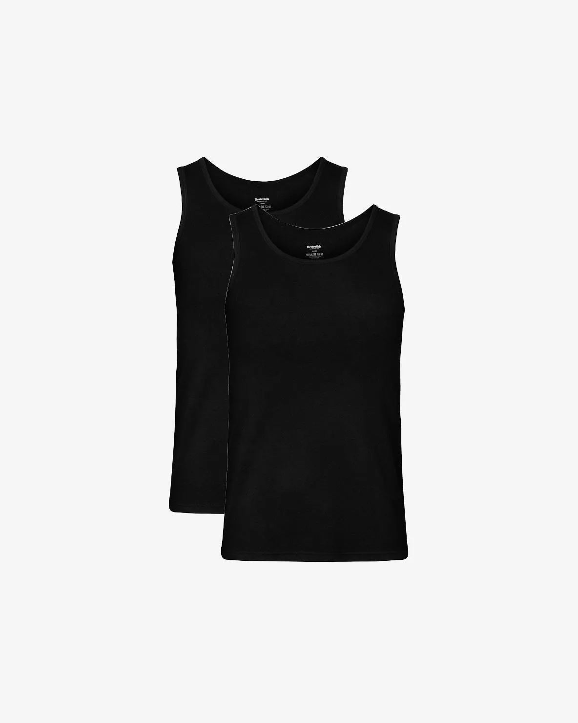 Resteröds Tank Bamboo 2-pack Svart Resteröds